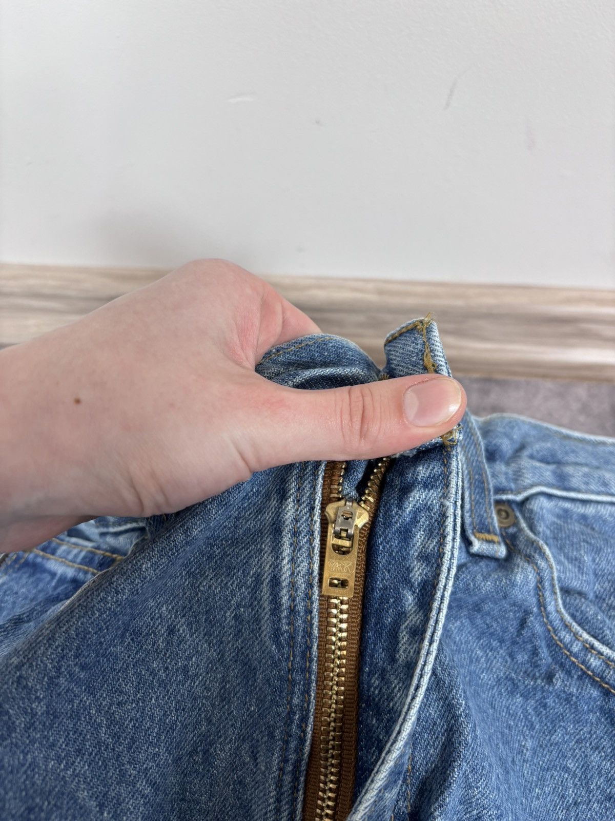 Carhartt Vintage Carhartt Men’s Blue Denim Jeans Straight Fit B17 STW Size US 33 - 19 Thumbnail