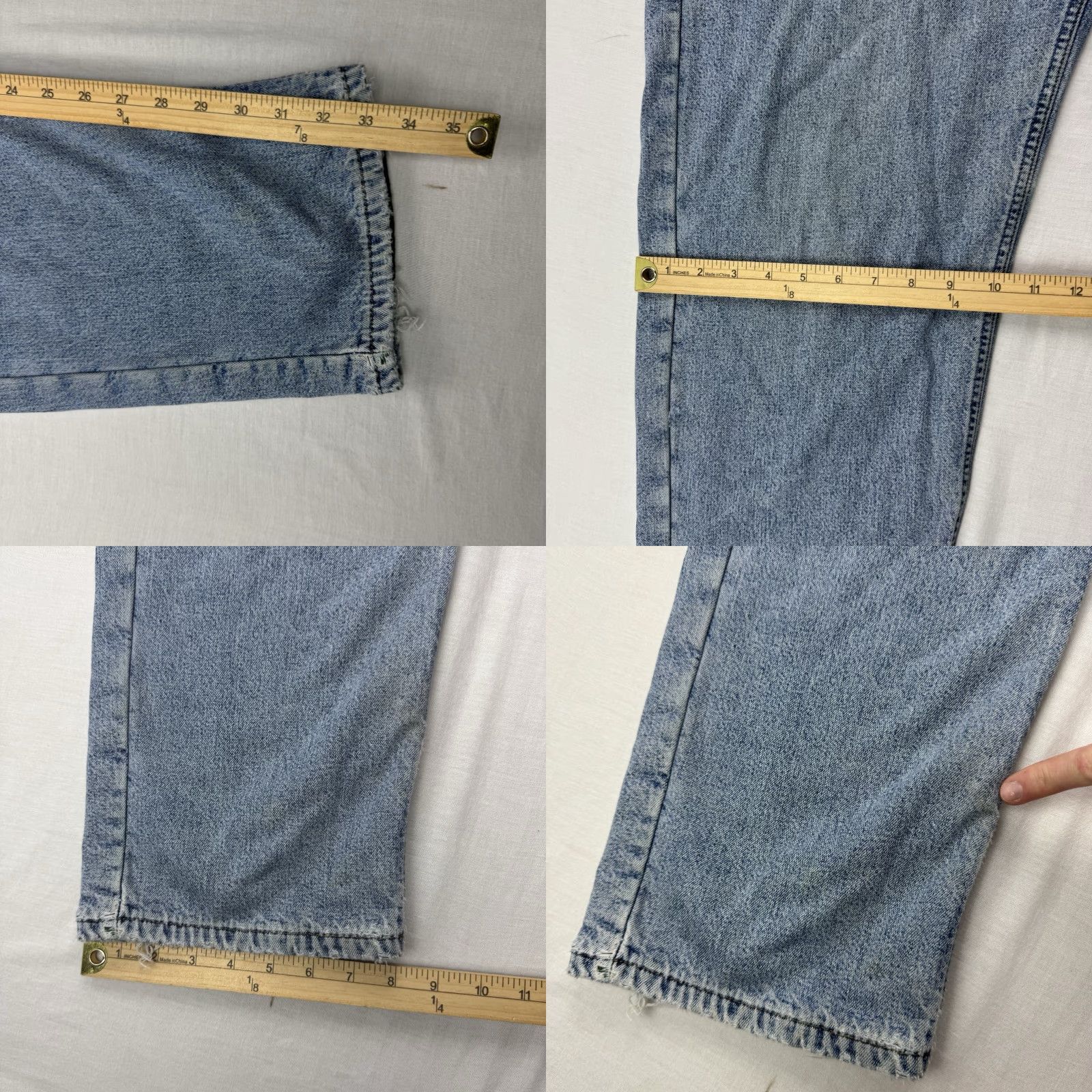 Banana Republic VINTAGE Banana Republic Jeans Men 36x33 Button Fly Lined Flannel Blue 90s USA Outdoor Straight Size US 36 / EU 52 - 10 Thumbnail