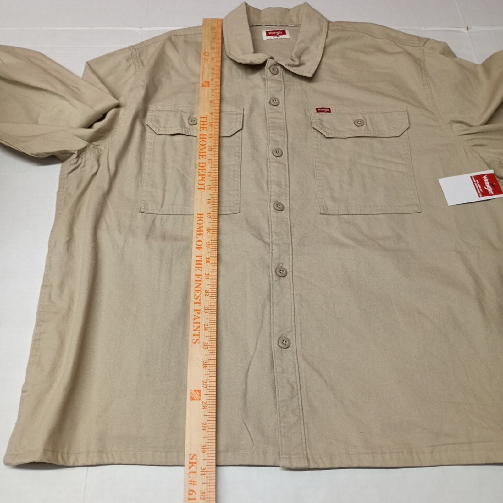 Wrangler Wrangler Jacket Overshirt Outdoor Shacket Size 2XL Beige Size US XXL / EU 58 / 5 - 7 Thumbnail
