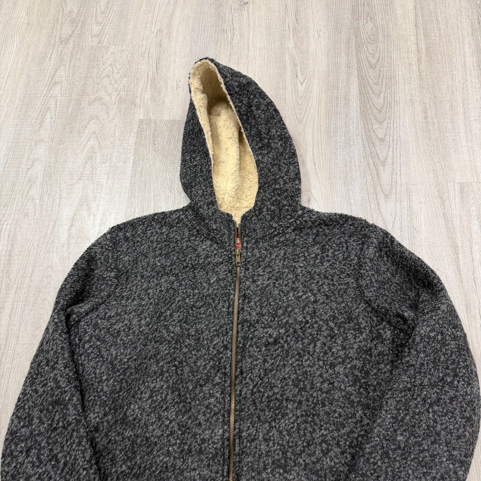 Stormy Kromer Stormy Kromer Jacket Women's Large Gray Charcoal Wool Size L / US 10 / IT 46 - 2 Thumbnail