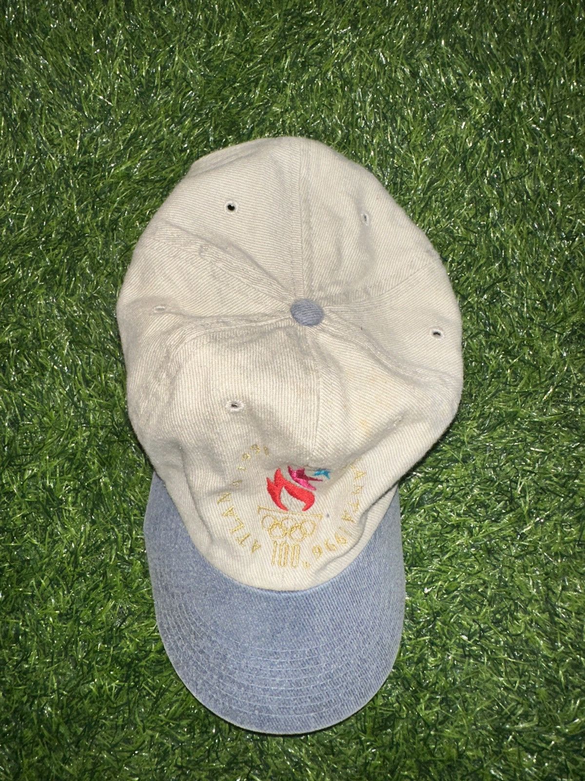 USA Olympics Vintage atlanta 1996 usa olympics adjustable hat Size ONE SIZE - 3 Thumbnail