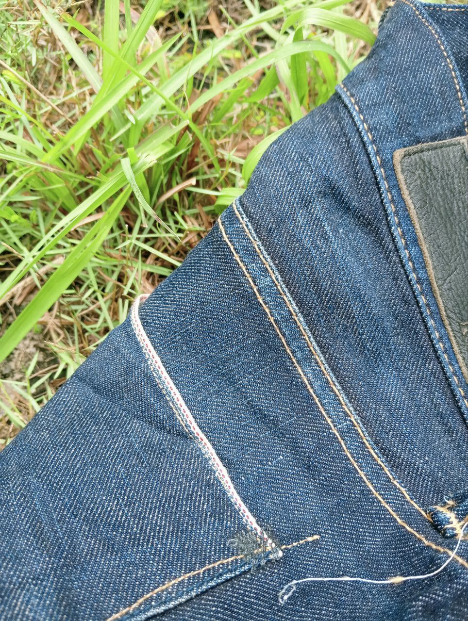 KURO JAPANESE KURO FIBRO SELVEDGE JEANS - MADE IN JAPAN Size US 32 / EU 48 - 9 Thumbnail