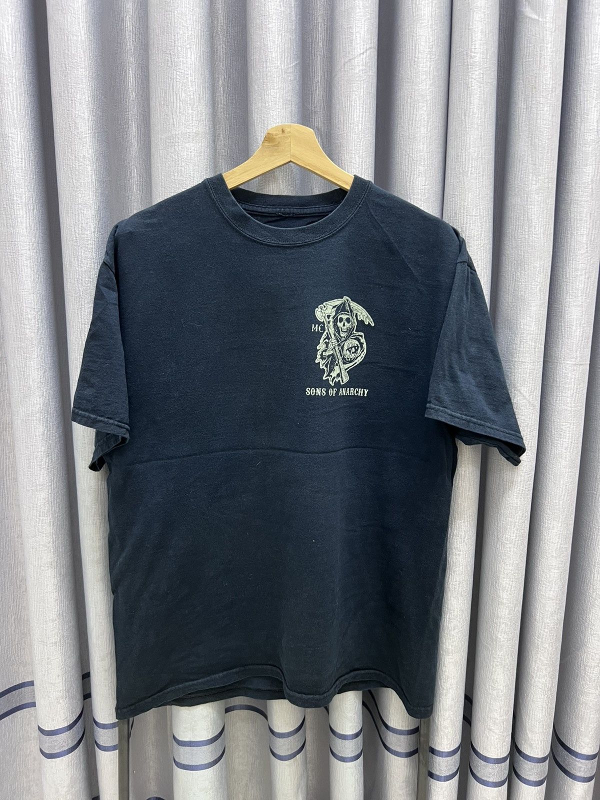Vintage faded Y2K Sons Of Anarchy Missouri Mc Skull Movie tee Size US L / EU 52-54 / 3 - 3 Thumbnail