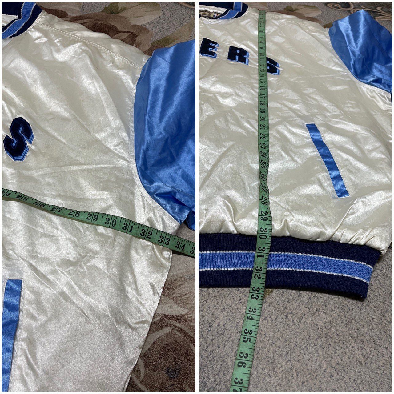 NBA × Vintage NBA Lakers Satin Bombers Jacket Hardwood Classic Carl Banks Size US XXL / EU 58 / 5 - 11 Thumbnail