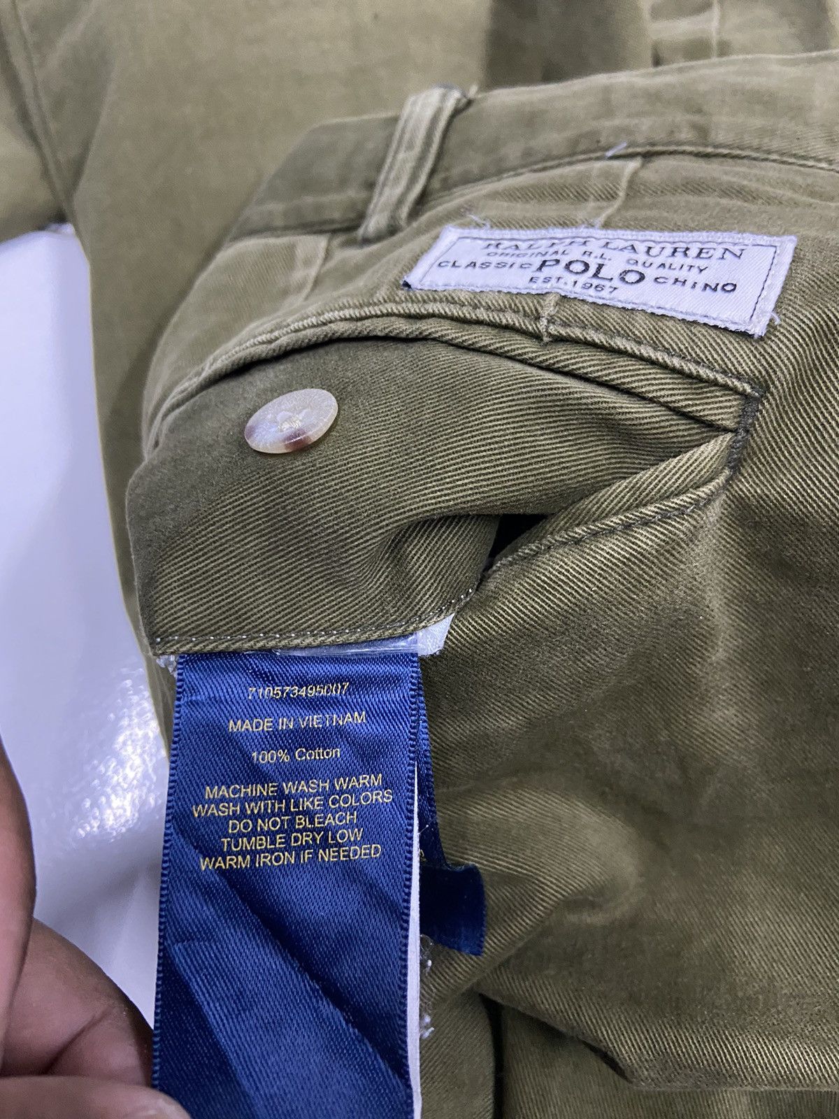 Polo Ralph Lauren POLO RALPH LAUREN CLASSIC POLO CHINO COTTON PANTS Size US 34 / EU 50 - 10 Thumbnail