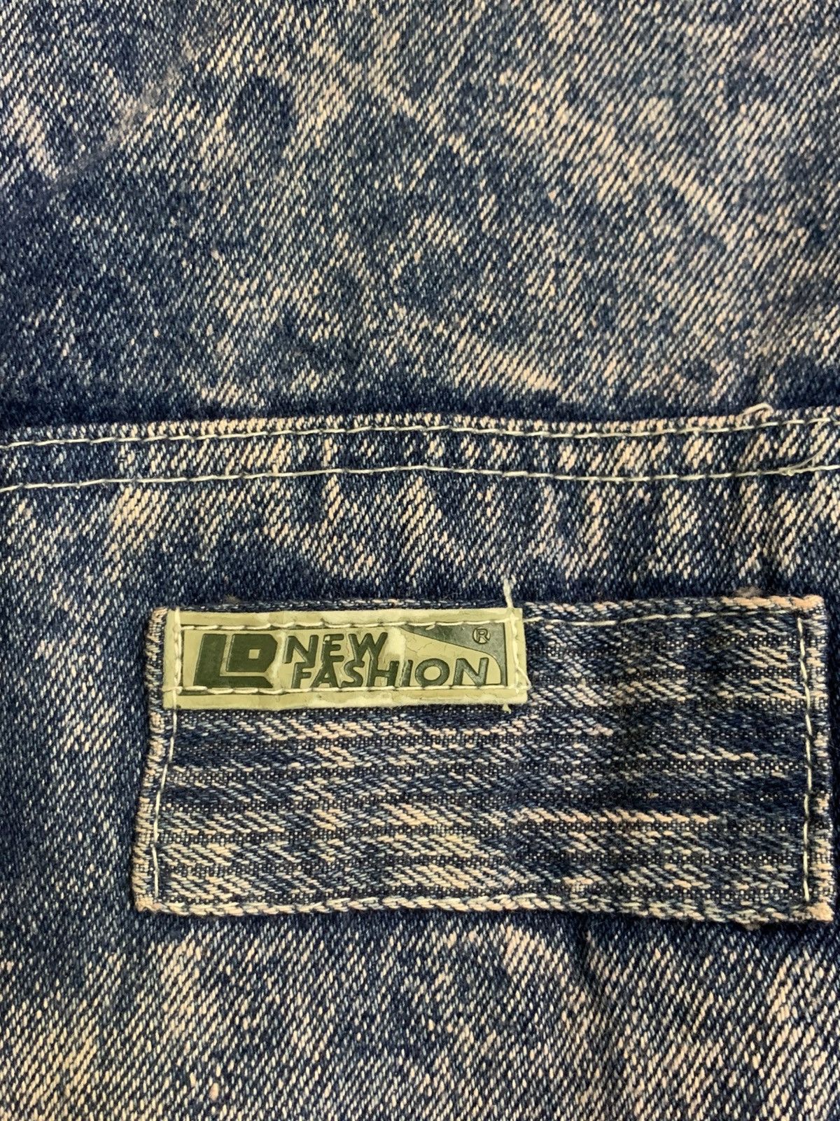 Japanese Brand Rare Design LD New Fashion Denim Jackets Size L / US 10 / IT 46 - 5 Thumbnail