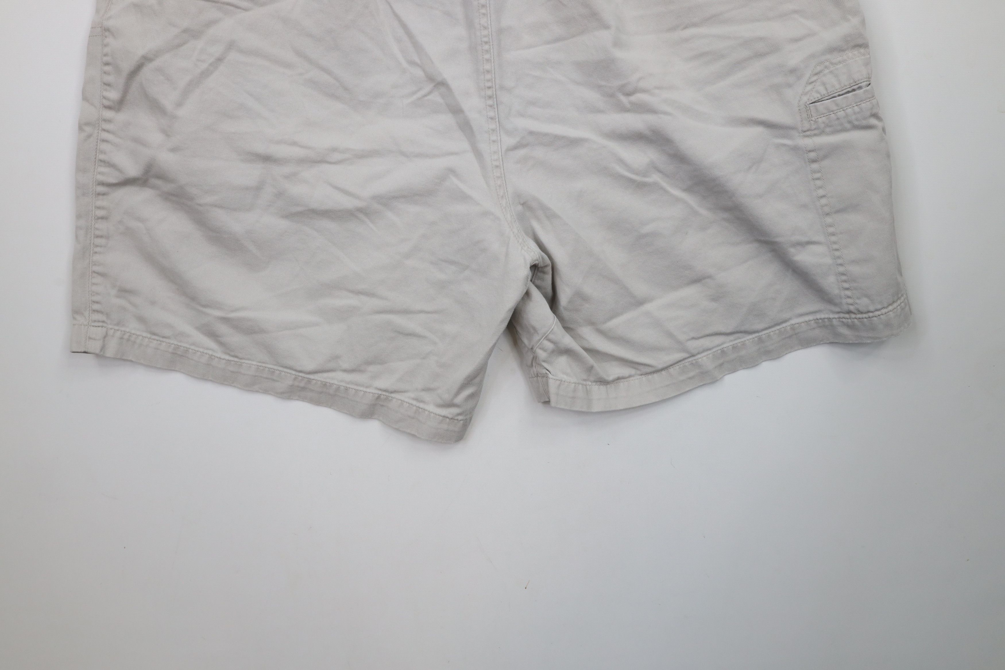 Columbia × Vintage Vintage 90s Columbia Belted Above Knee Shorts Beige Cotton Size US 36 / EU 52 - 12 Thumbnail