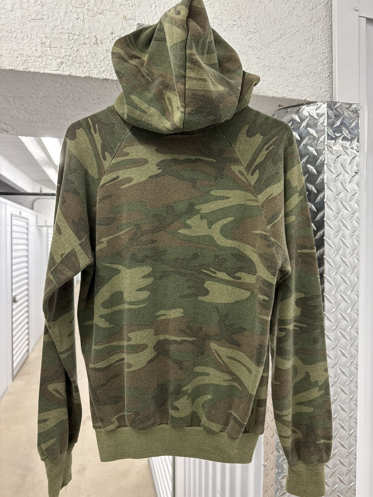 Vintage Vintage 70s Camo Hoodie Erd Grunge Size US M / EU 48-50 / 2 - 6 Thumbnail