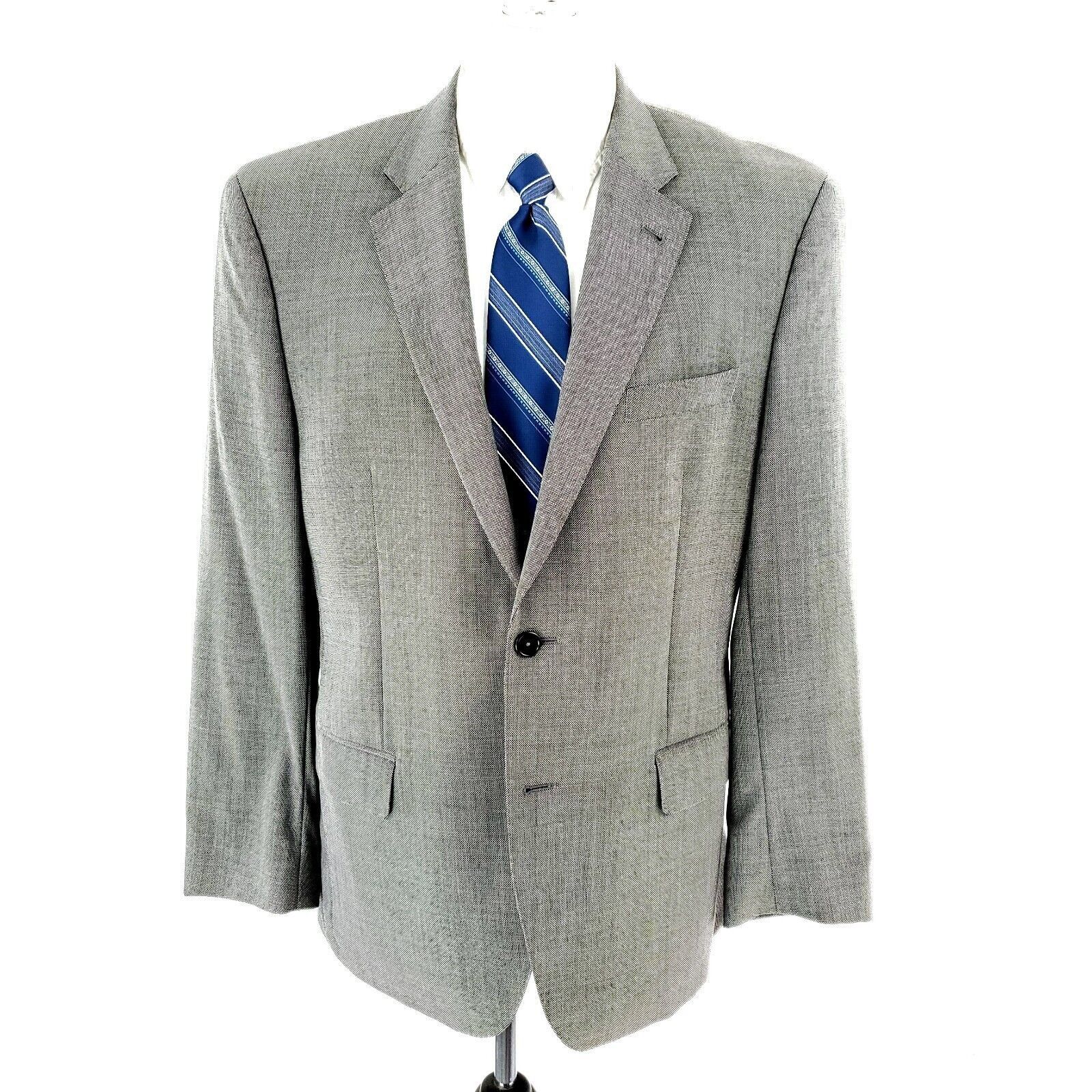 Jos. A. Bank Jos A Bank Signature Gold Wool 2 Button Suit Jacket 40S Whit Size 40S - 3 Thumbnail