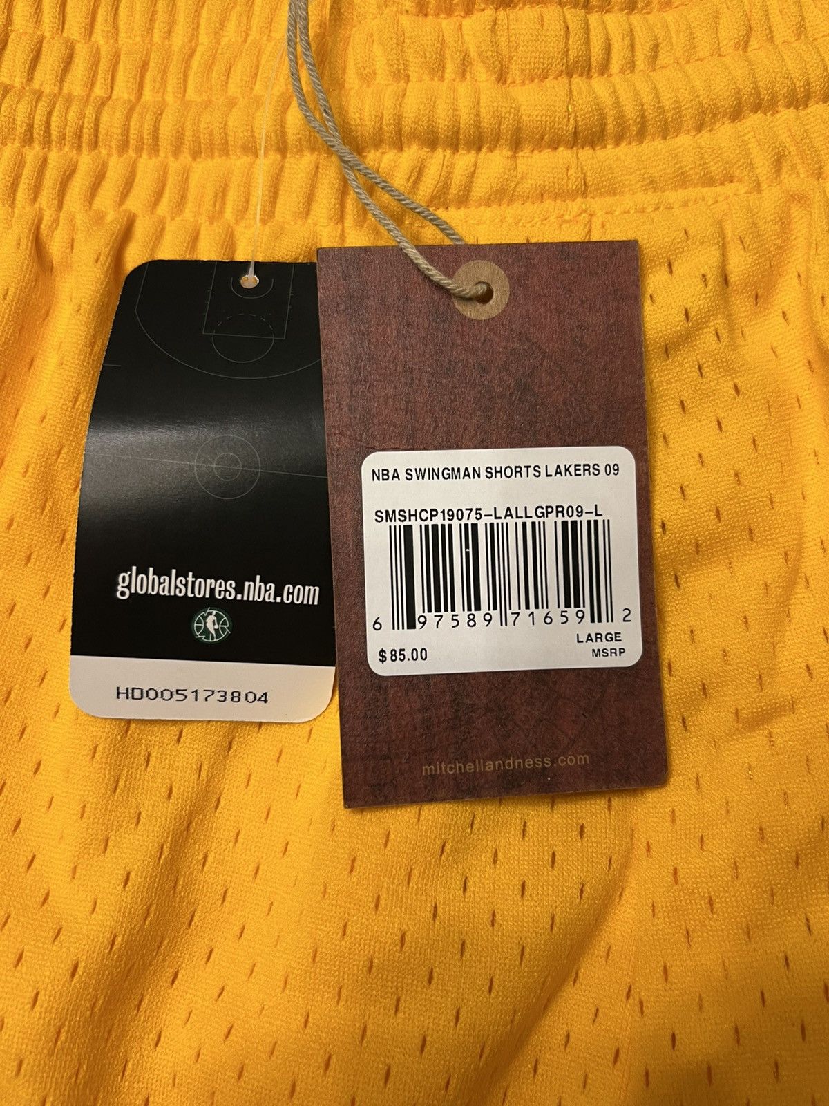 Other Men's Mitchell & Ness NBA Swingman Shorts Los Angeles Lakers Size US 34 / EU 50 - 5 Thumbnail