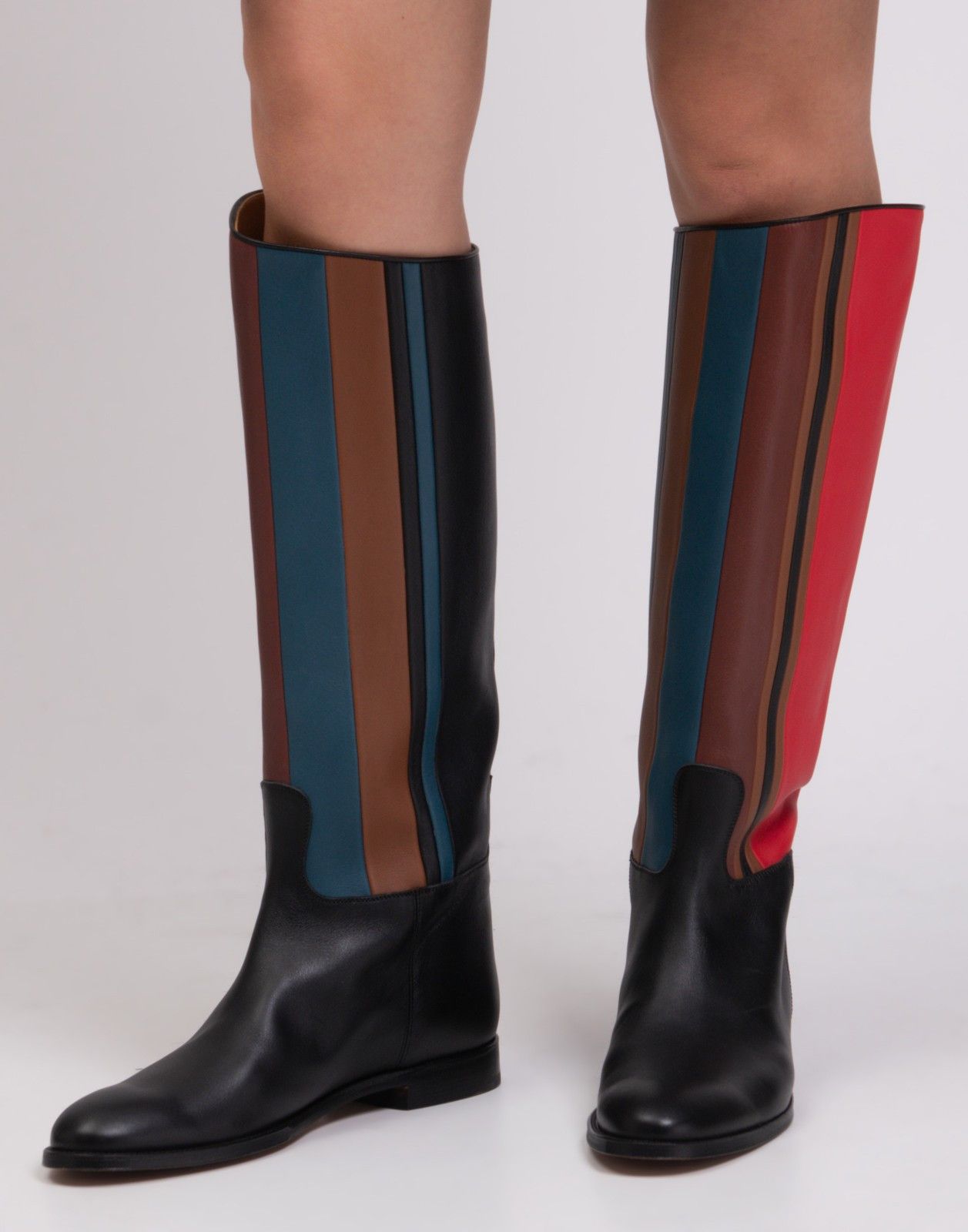 Hermes HERMES Leather Riding Boots Size US 11.5 / IT 41.5 - 1 Thumbnail