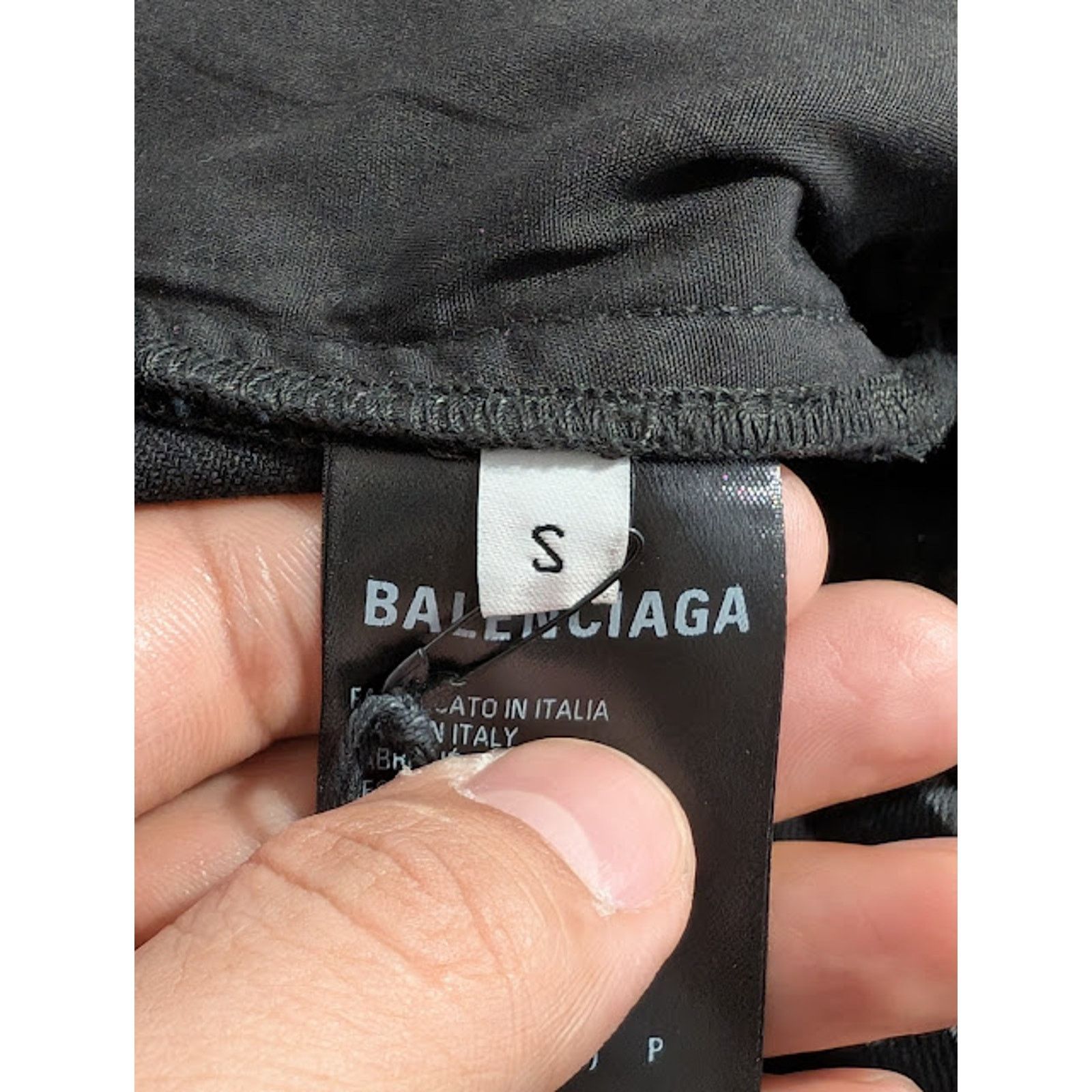 Balenciaga o1rshd1 Baggy Pants / Jeans in Black XS Size US 28 / EU 44 - 15 Thumbnail