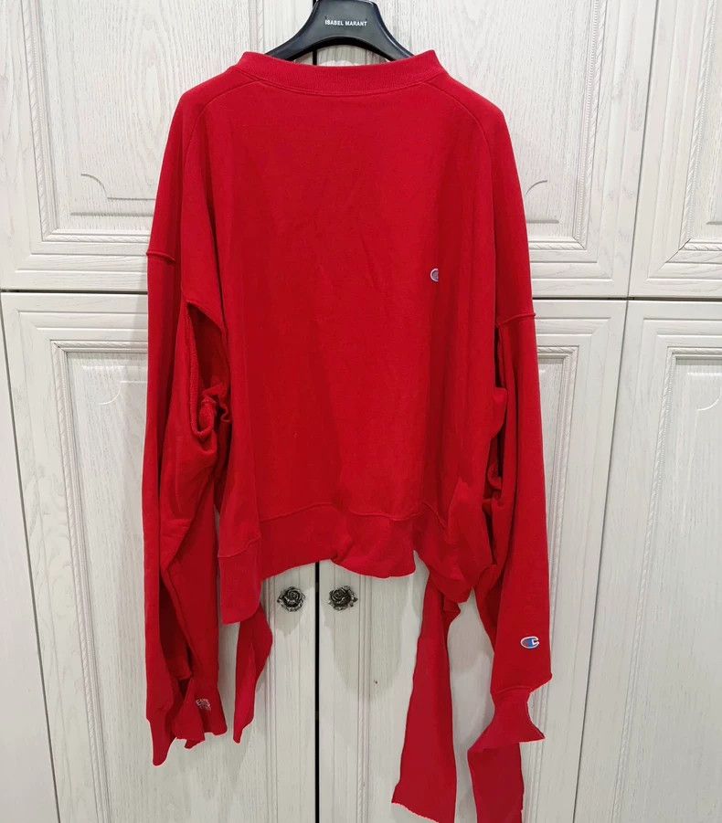 Vetements Vetements Henry Lau's Version of Asymmetrical Ripped Sweat Size US M / EU 48-50 / 2 - 2 Thumbnail