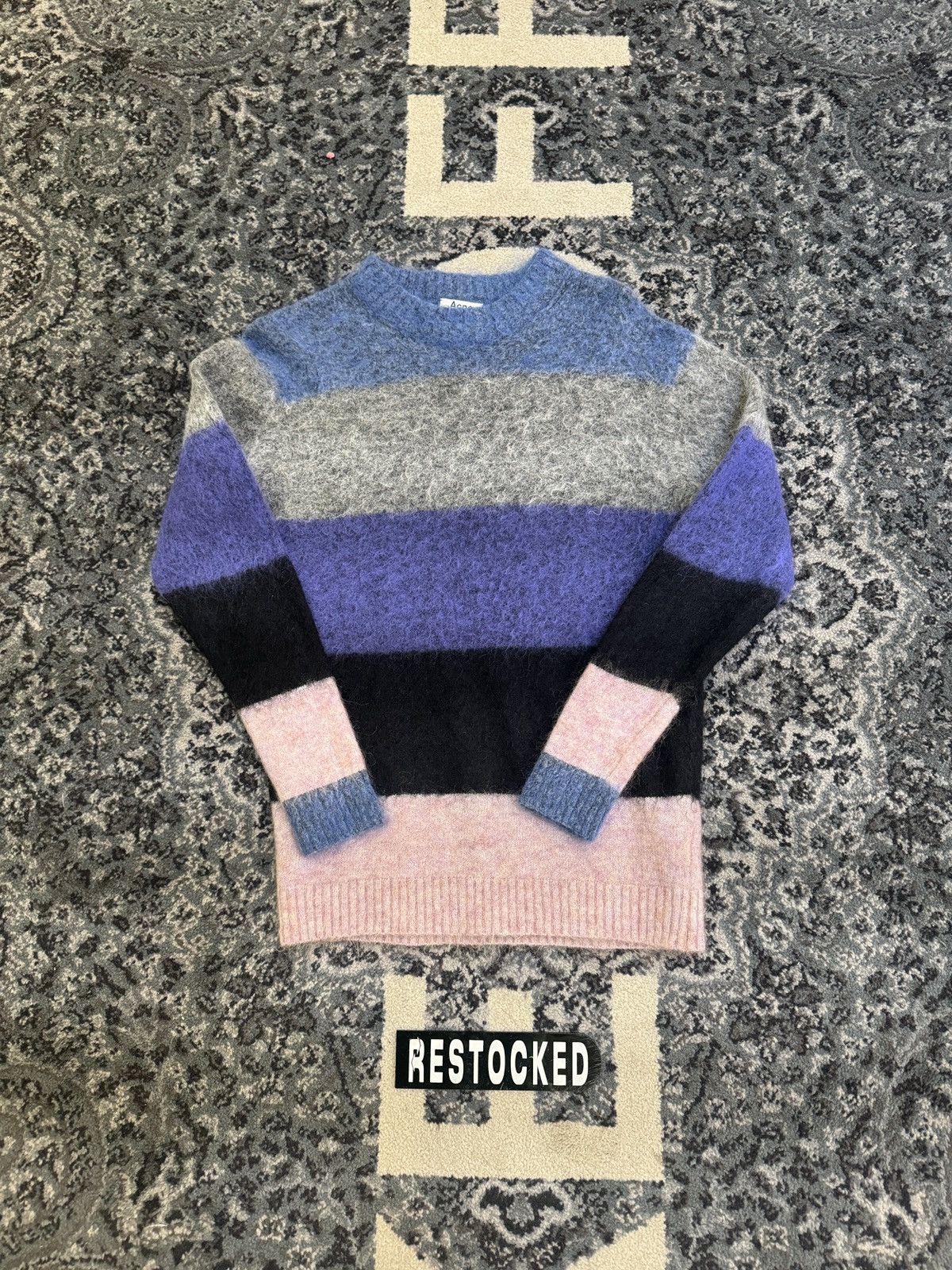 Acne Studios Acne Studios Albah Wool Mohair stripped knitwear size xxs Size US XXS / EU 40 - 1 Thumbnail