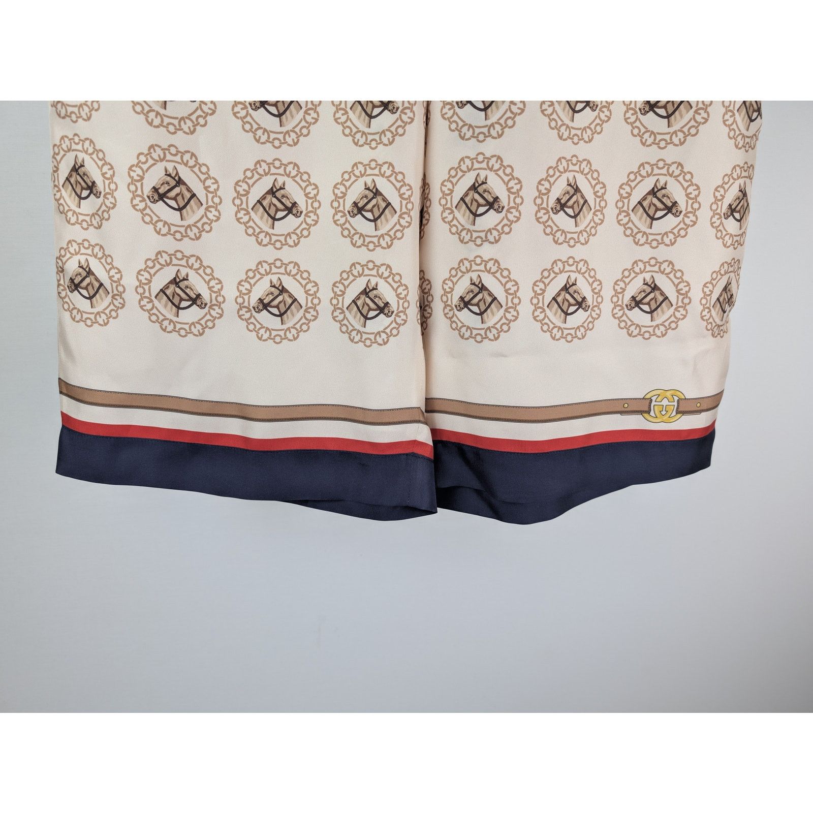 Gucci o1rshd1 Short Pants Horse GG Belt Short on TW PRT Multicolor Size US 32 / EU 48 - 4 Thumbnail