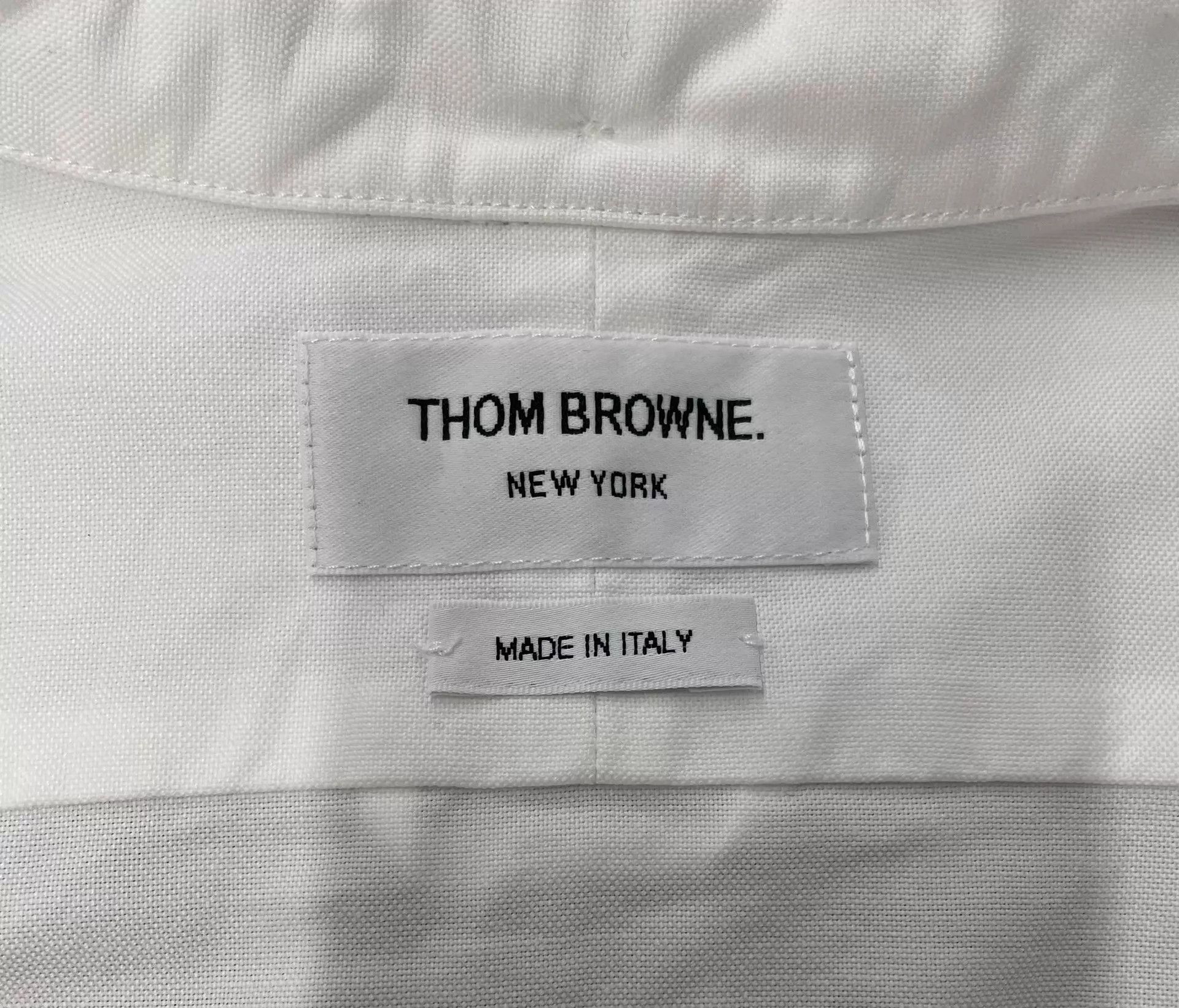 Thom Browne THOM BROWNE White Striped Cuff Button LS Shirt 38 New Size XS / US 0-2 / IT 36-38 - 5 Thumbnail