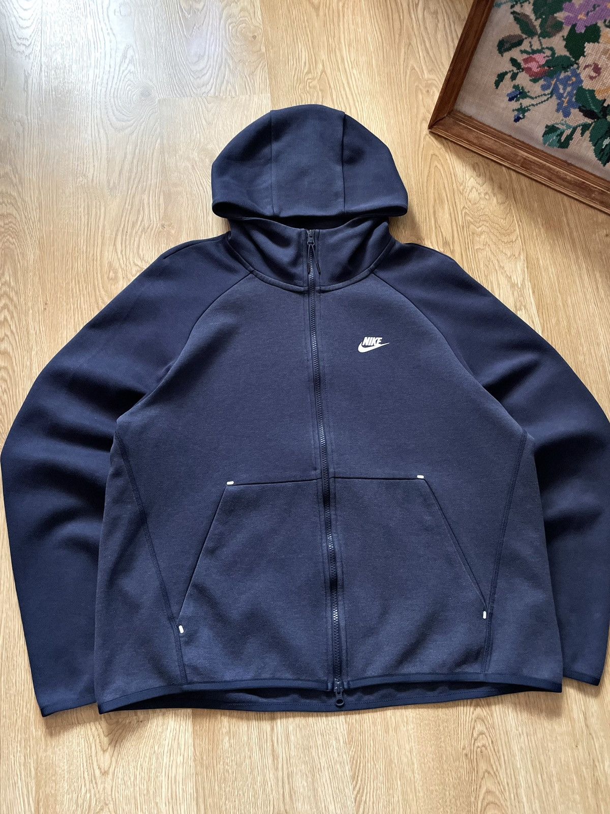 Nike Nike Tech Fleece Drill Zip Up Hoodie Sweatshirt Size US XL / EU 56 / 4 - 4 Thumbnail