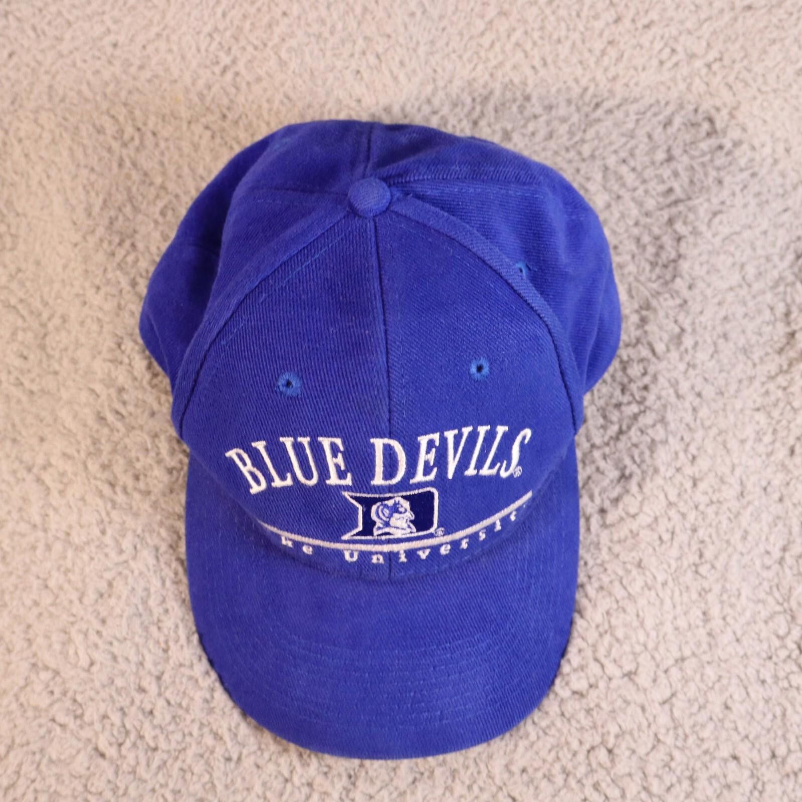 Other Duke Blue Devils Hat Cap Adjustable Strap Blue Vtg Size ONE SIZE - 2 Thumbnail