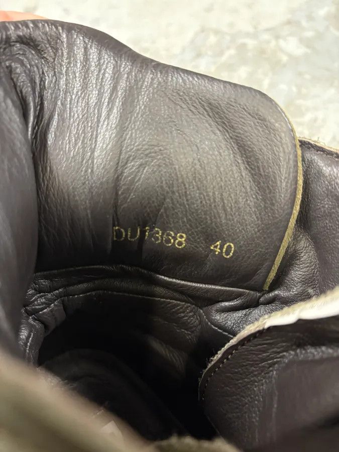 Dolce & Gabbana FW2010 Dolce & Gabbana Olive Moutain Beige High Shoes Size US 7.5 / EU 40-41 - 10 Thumbnail