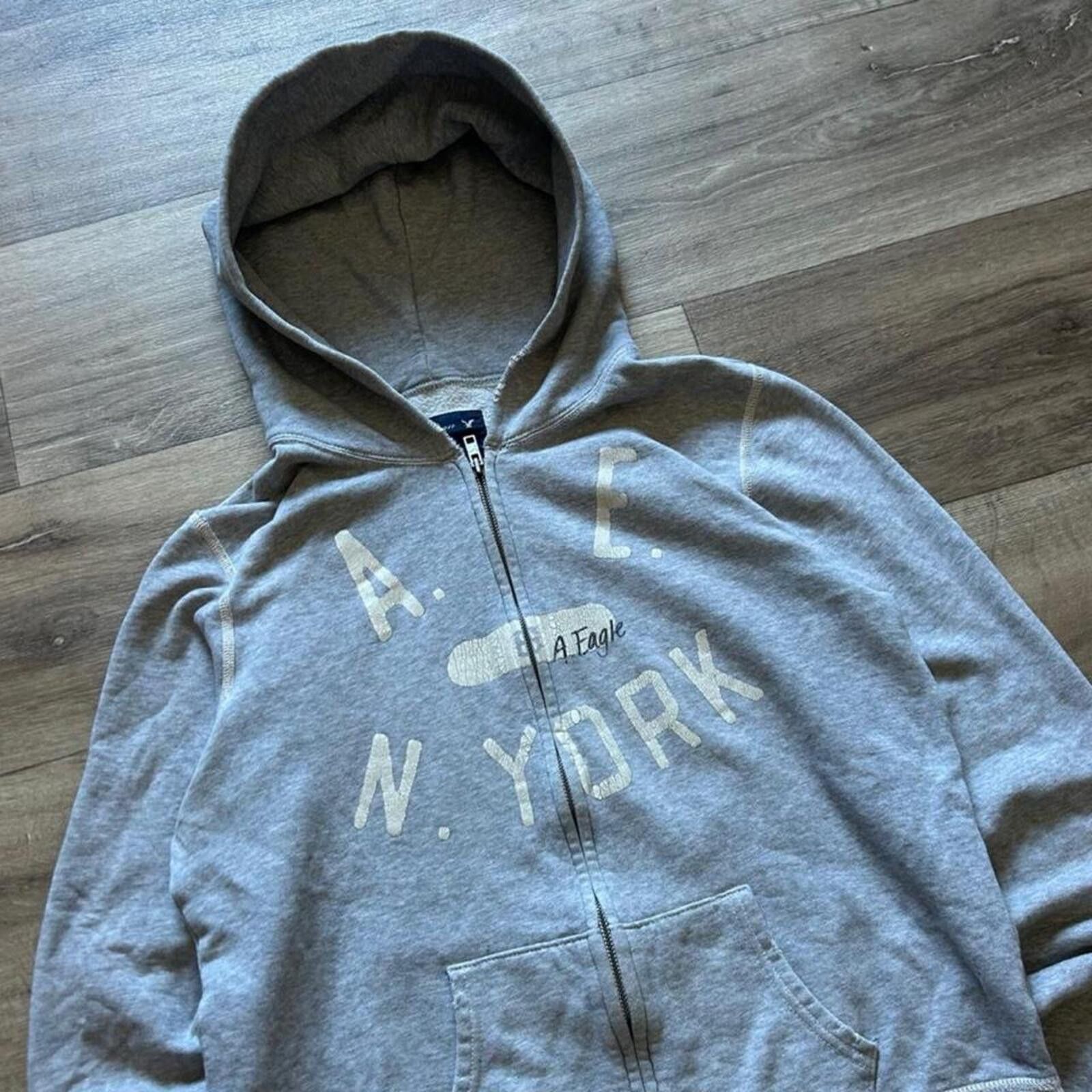 Other y2k Grey zip up hoodie American Eagle size L Size M / US 6-8 / IT 42-44 - 2 Thumbnail