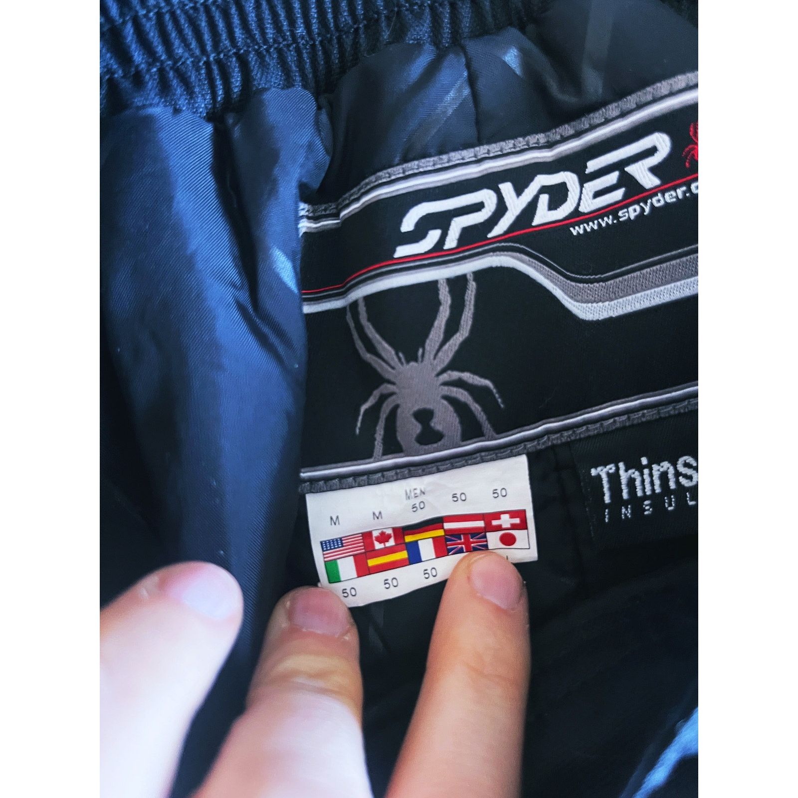 Spyder SPYDER XT Men's Snow Pants Suspenders Black Size Medium 50 Size 38" / US 16 / IT 52 - 9 Thumbnail