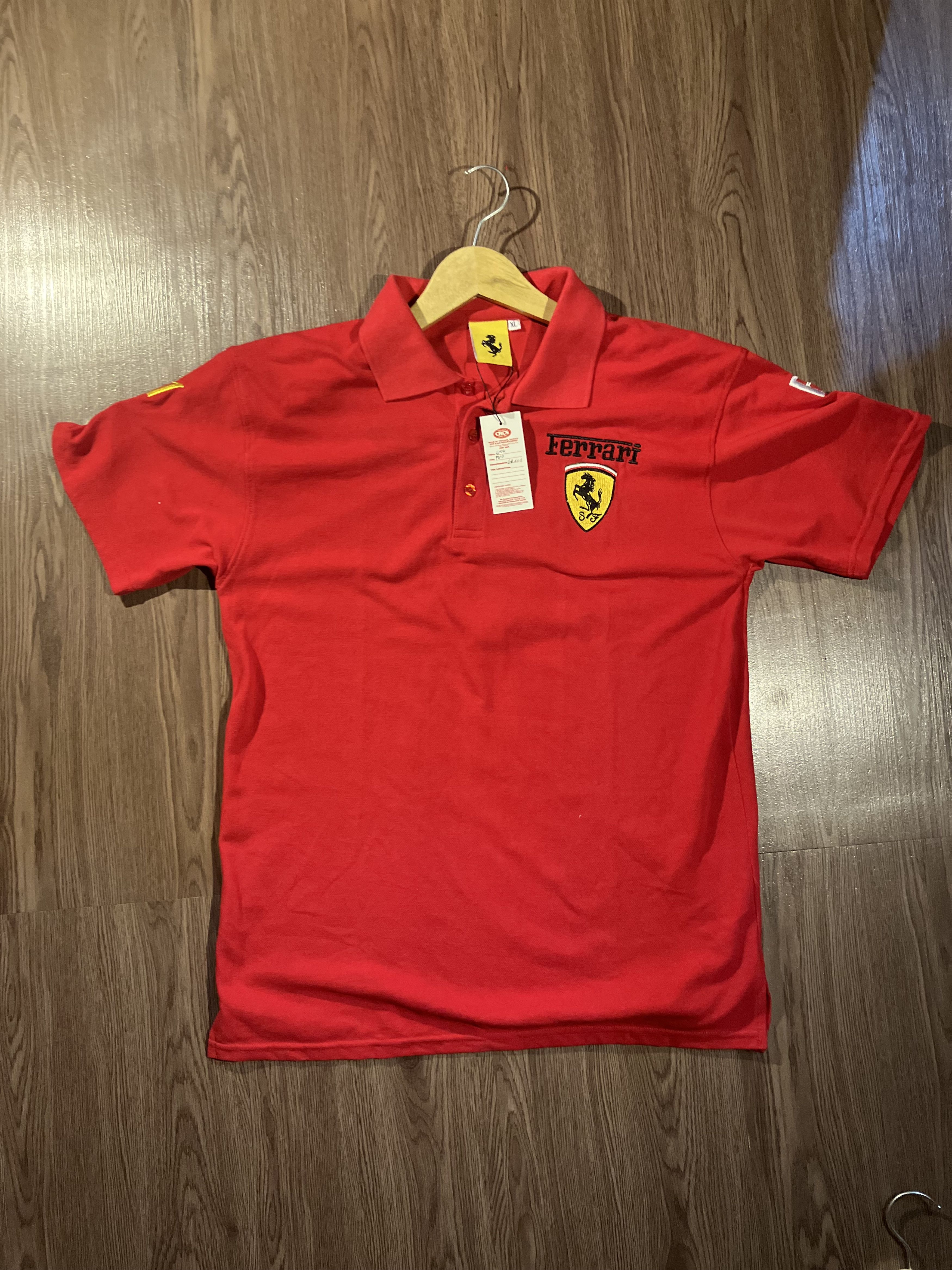 Ferrari × Formula 1 Scuderia Ferrari Team Big Logo Polo Shirt Size US L / EU 52-54 / 3 - 5 Thumbnail