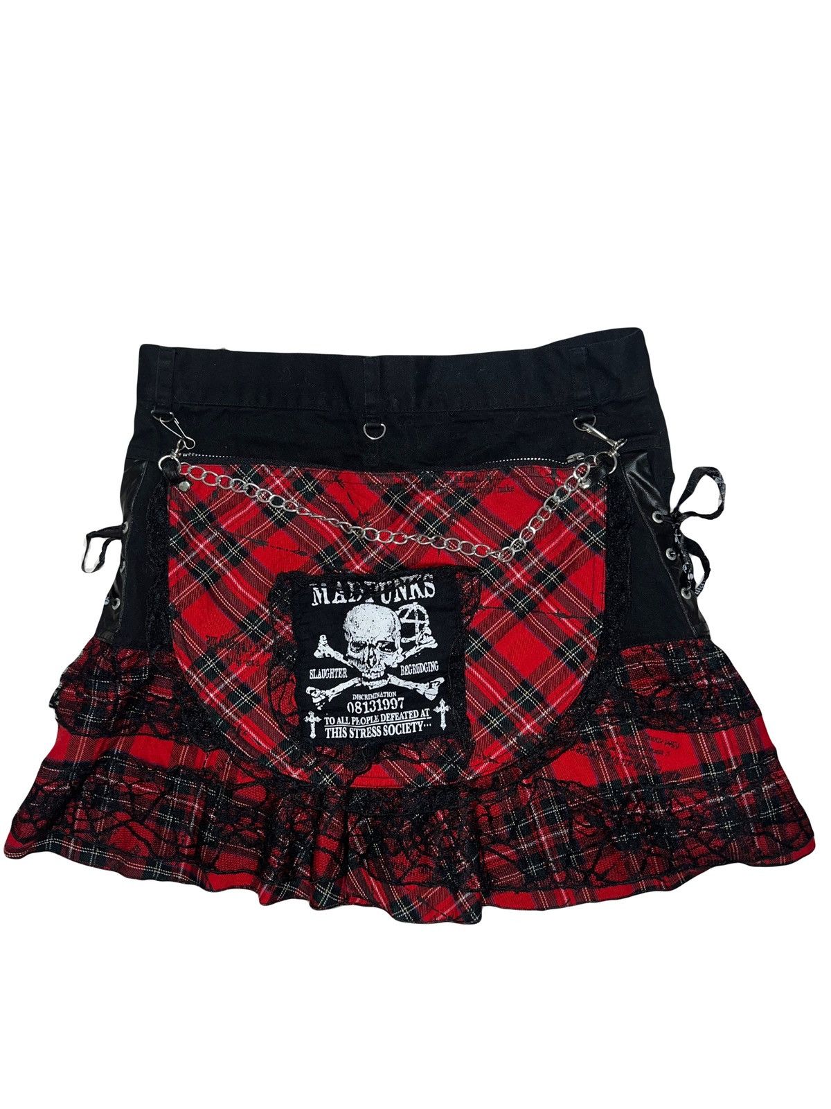 Japanese Brand Madpunks mini skirt 🧛🏻‍♀️🖤 Size 28" / US 6 / IT 42 - 2 Thumbnail