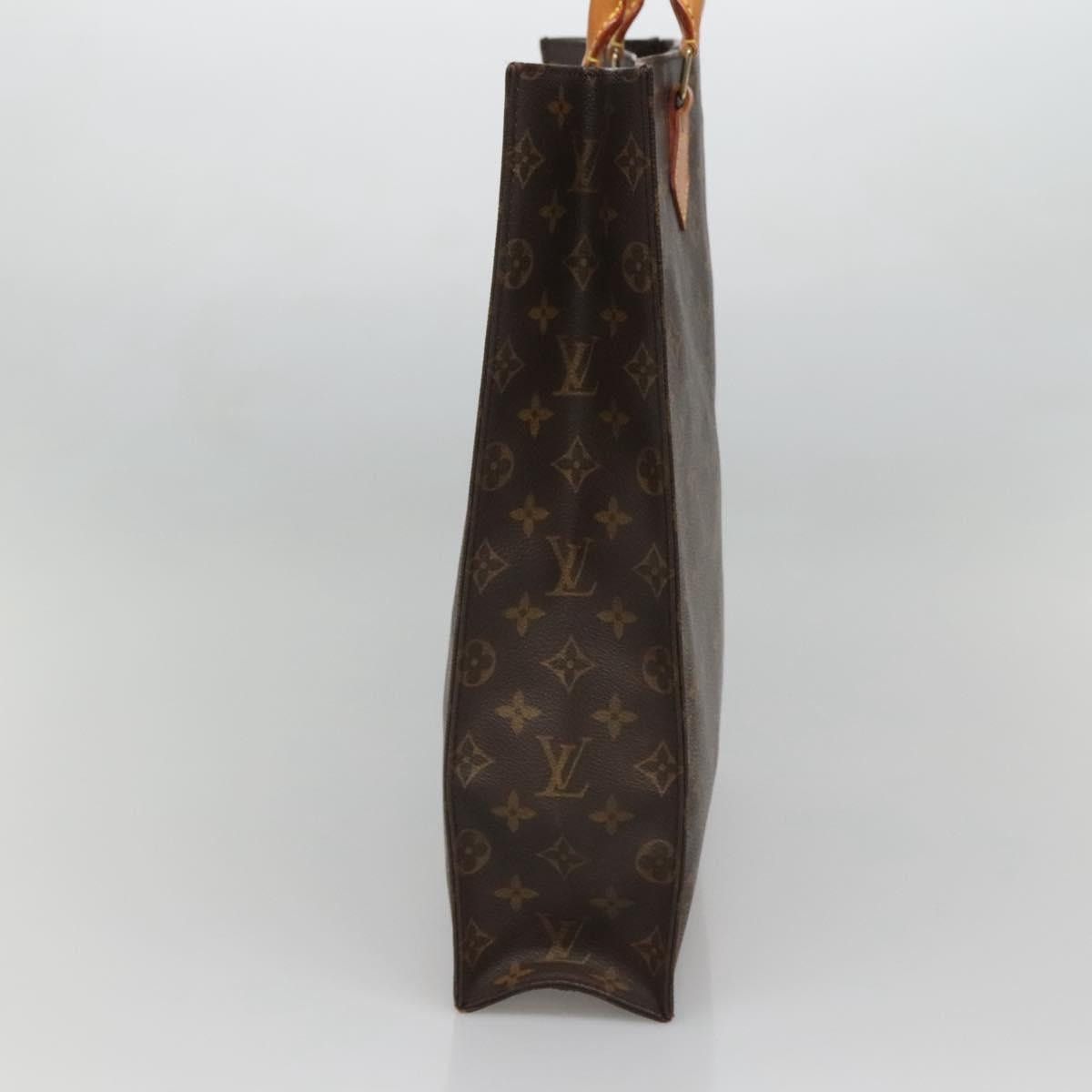Louis Vuitton LOUIS VUITTON Monogram Sac Plat Hand Bag M51140 Size ONE SIZE - 4 Thumbnail
