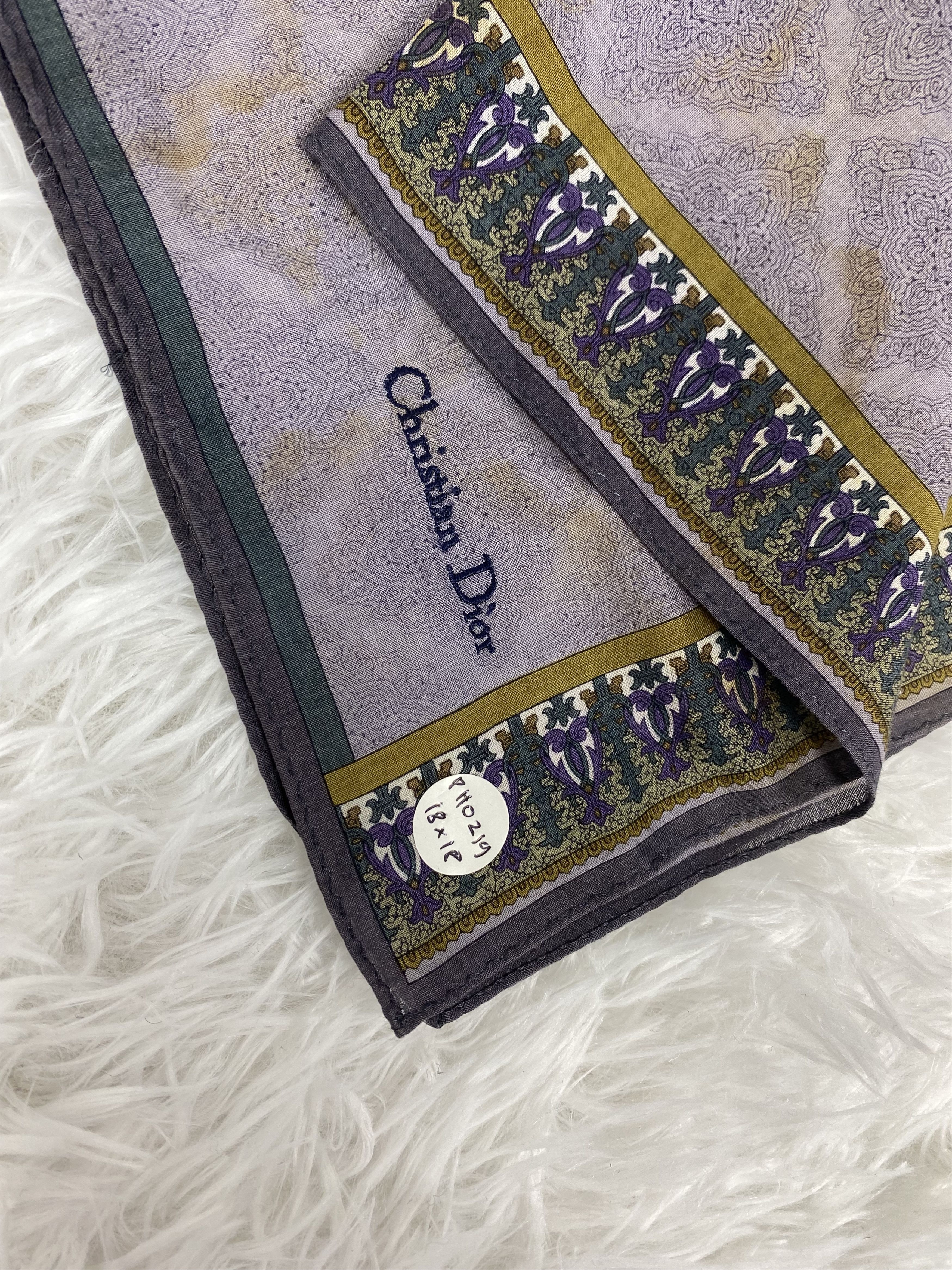 Vintage Vintage Christian Dior Handkerchief Neckerchief PH0219 Size ONE SIZE - 2 Thumbnail