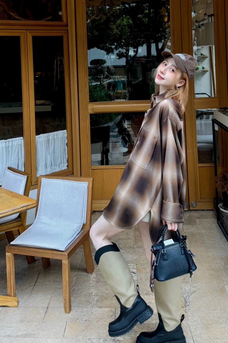 Maison Margiela Maison Margiela 24AW dizzy plaid shirt Size XS / US 0-2 / IT 36-38 - 6 Thumbnail