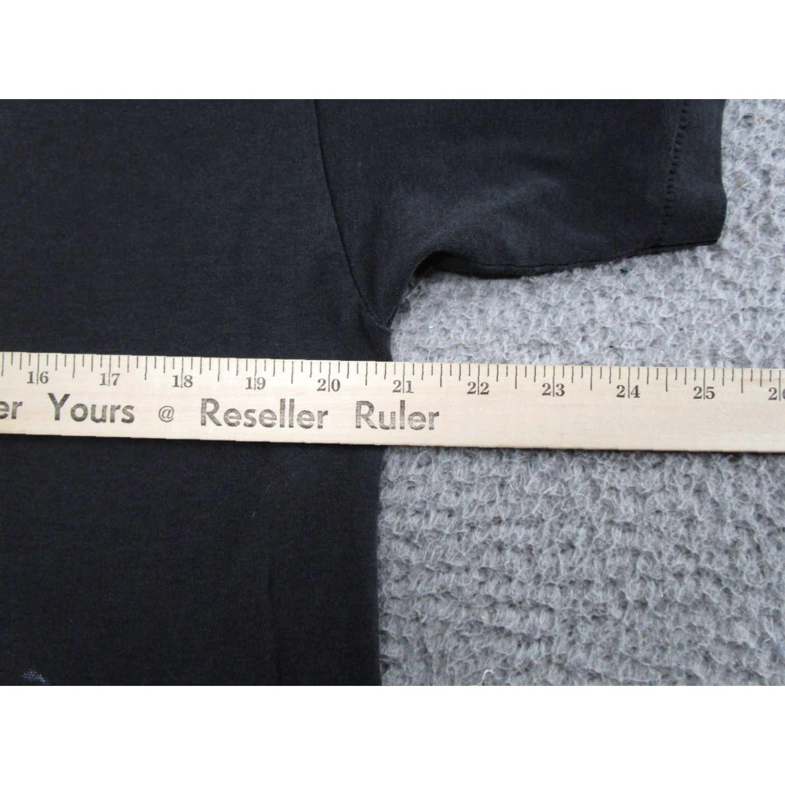 Hanes VINTAGE 90s Hanes Shirt SZ L Black Cotton Crew Neck Short Sleeve Mens 90s Theme River Great Northern Railroad Read Single Stitch Size US L / EU 52-54 / 3 - 7 Thumbnail