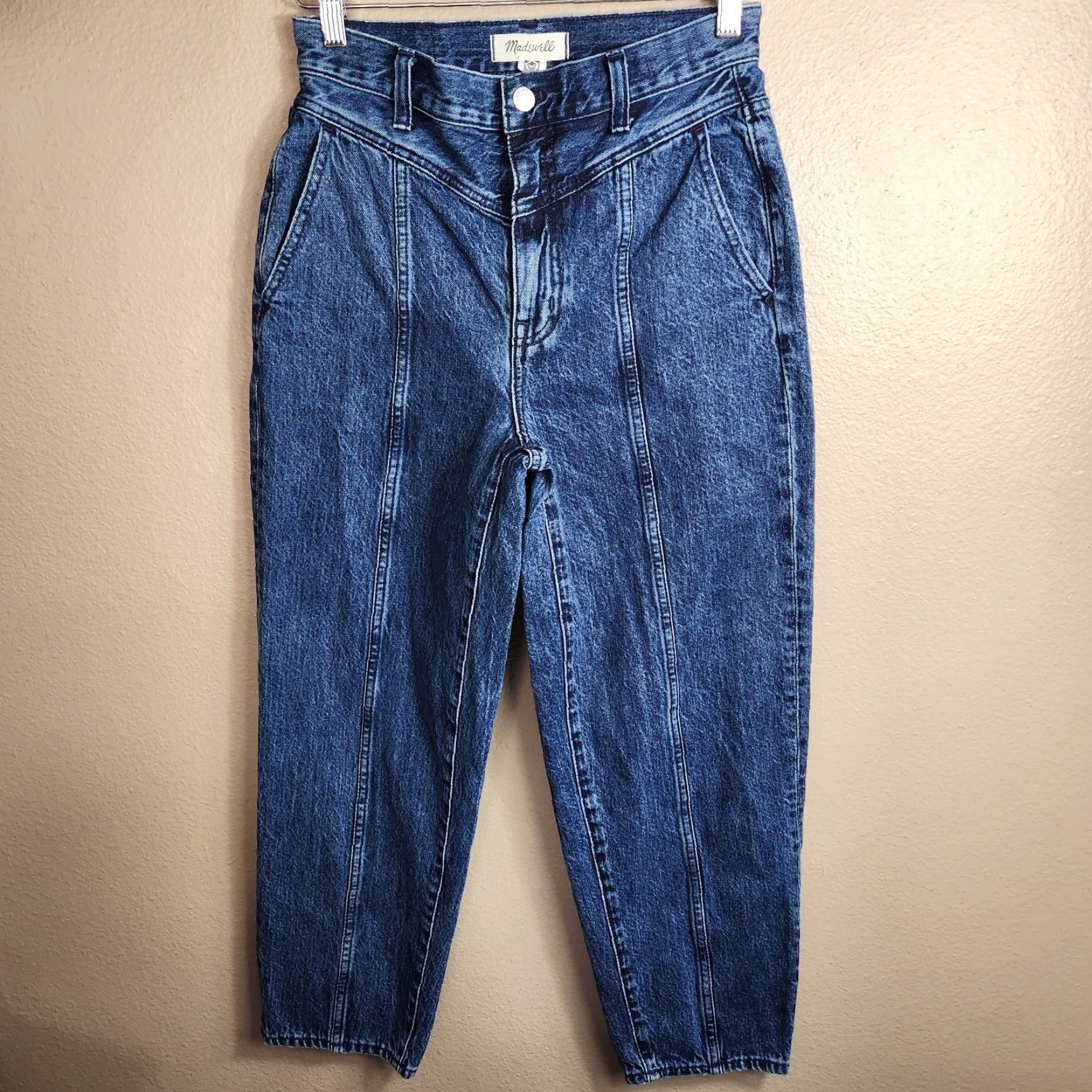 Madewell Madewell Womens Jeans 26 Rigid High Rise Balloon Sanford Wash Size 26" / US 2 / IT 38 - 2 Thumbnail