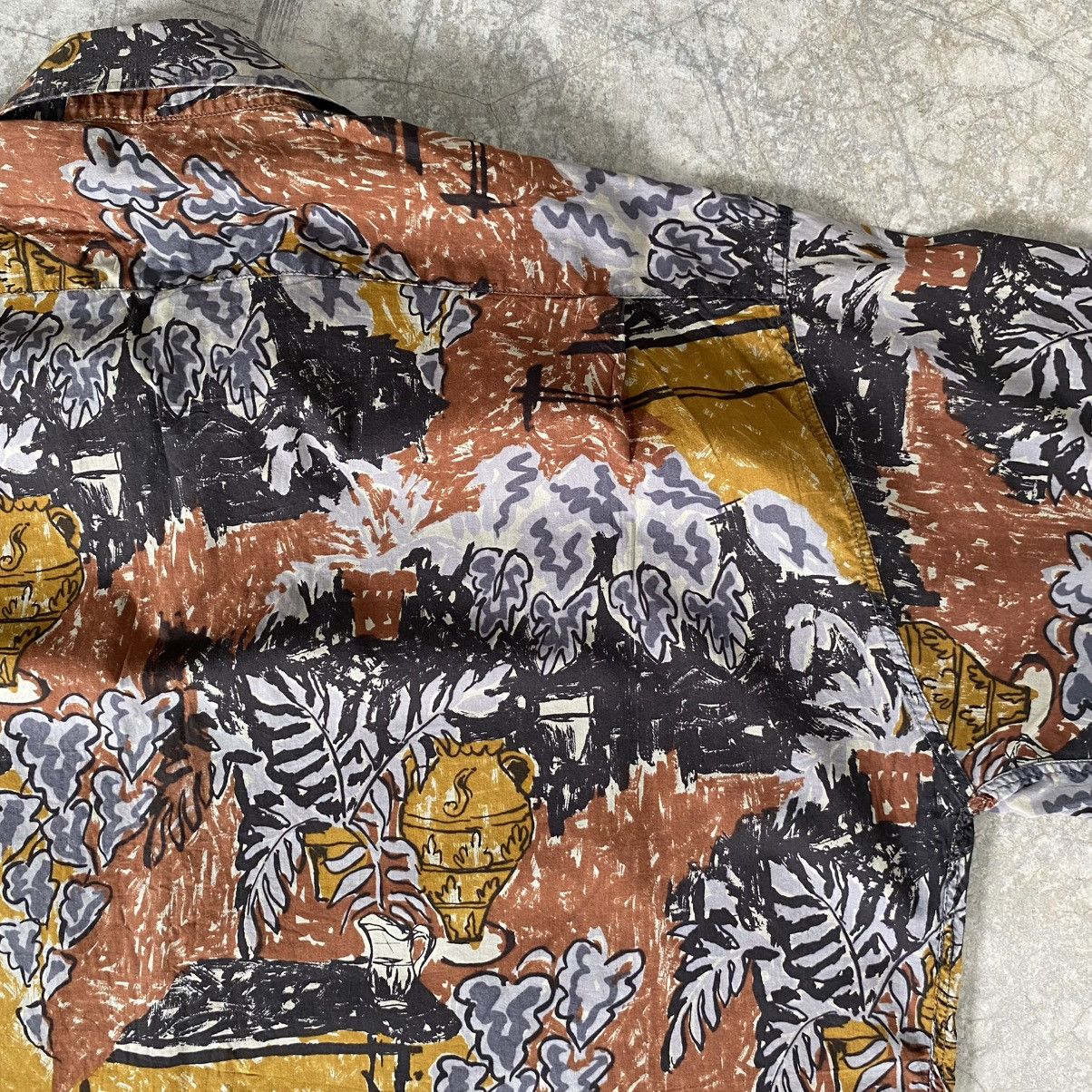 Yves Saint Laurent Vintage 90’s YSL Pour Homme Batik Abstract Button Ups Shirts Size US L / EU 52-54 / 3 - 17 Thumbnail