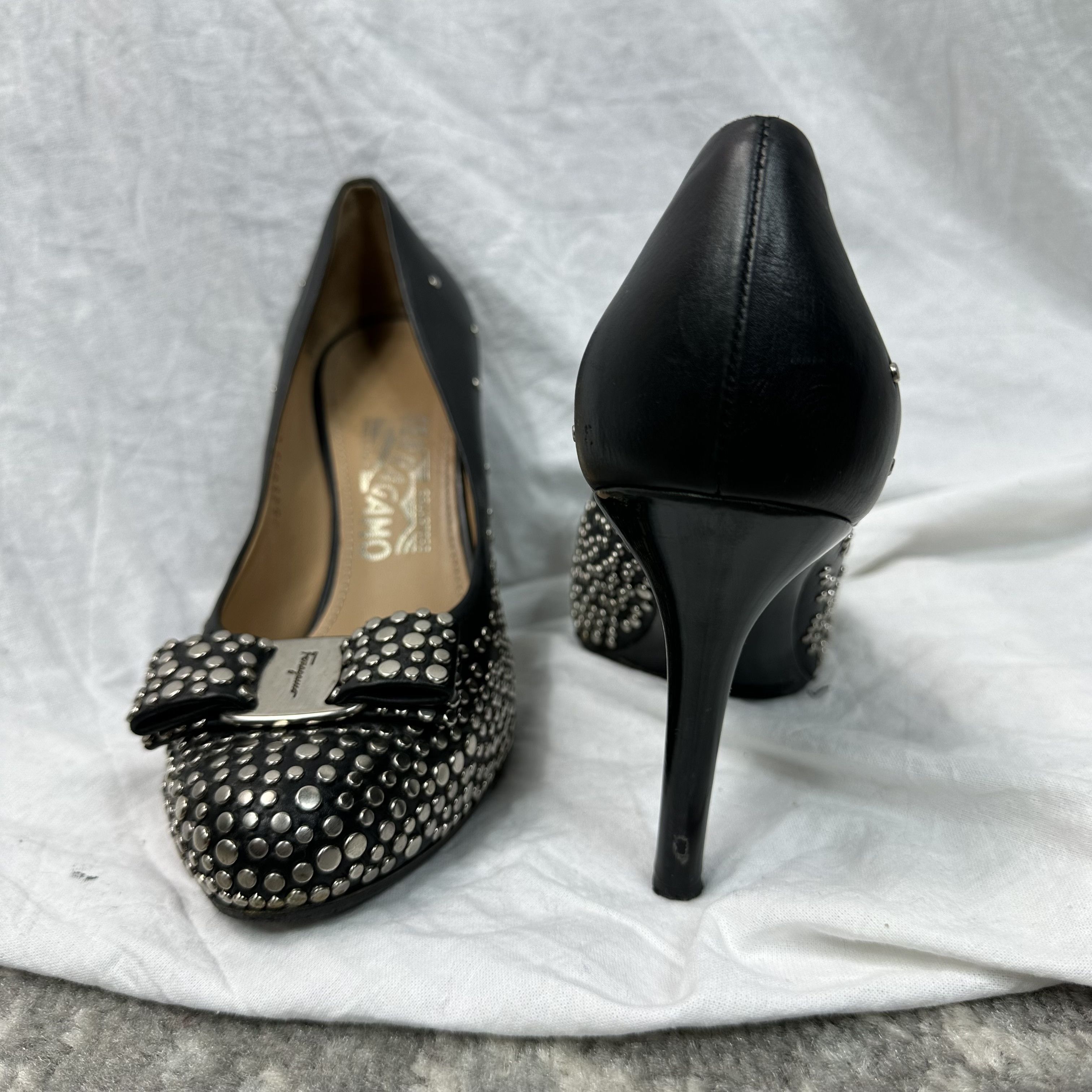 Salvatore Ferragamo Salvatore Ferragamo Studded Sina Louvre