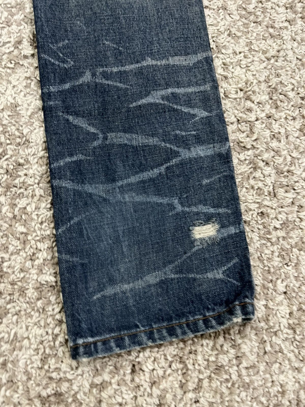 If Six Was Nine 🔥🔥 LUI’S JAPAN SKINNY PUNK DISTRESSED JEANS Size US 30 / EU 46 - 11 Thumbnail