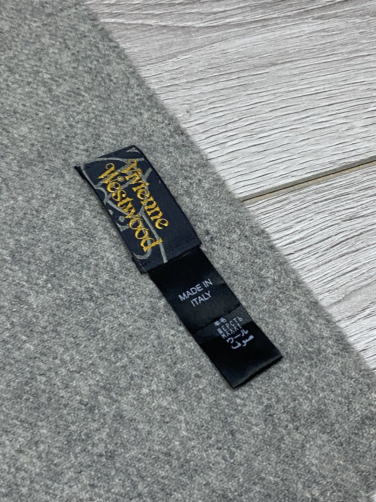 Vivienne Westwood Vivienne Westwood wool scarf big logo Size ONE SIZE - 6 Thumbnail