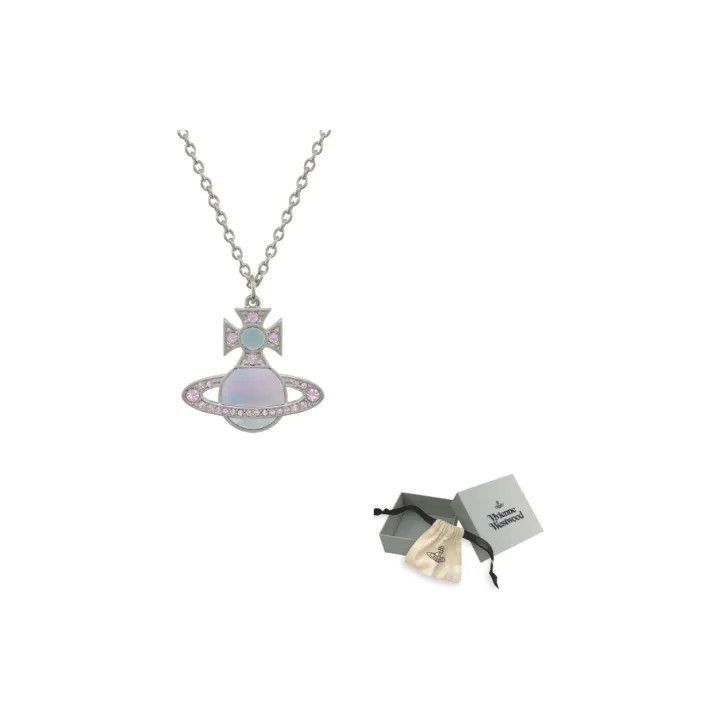 Vivienne Westwood Vivienne Westwood Rina Saturn Necklace for Women Size ONE SIZE - 1 Thumbnail