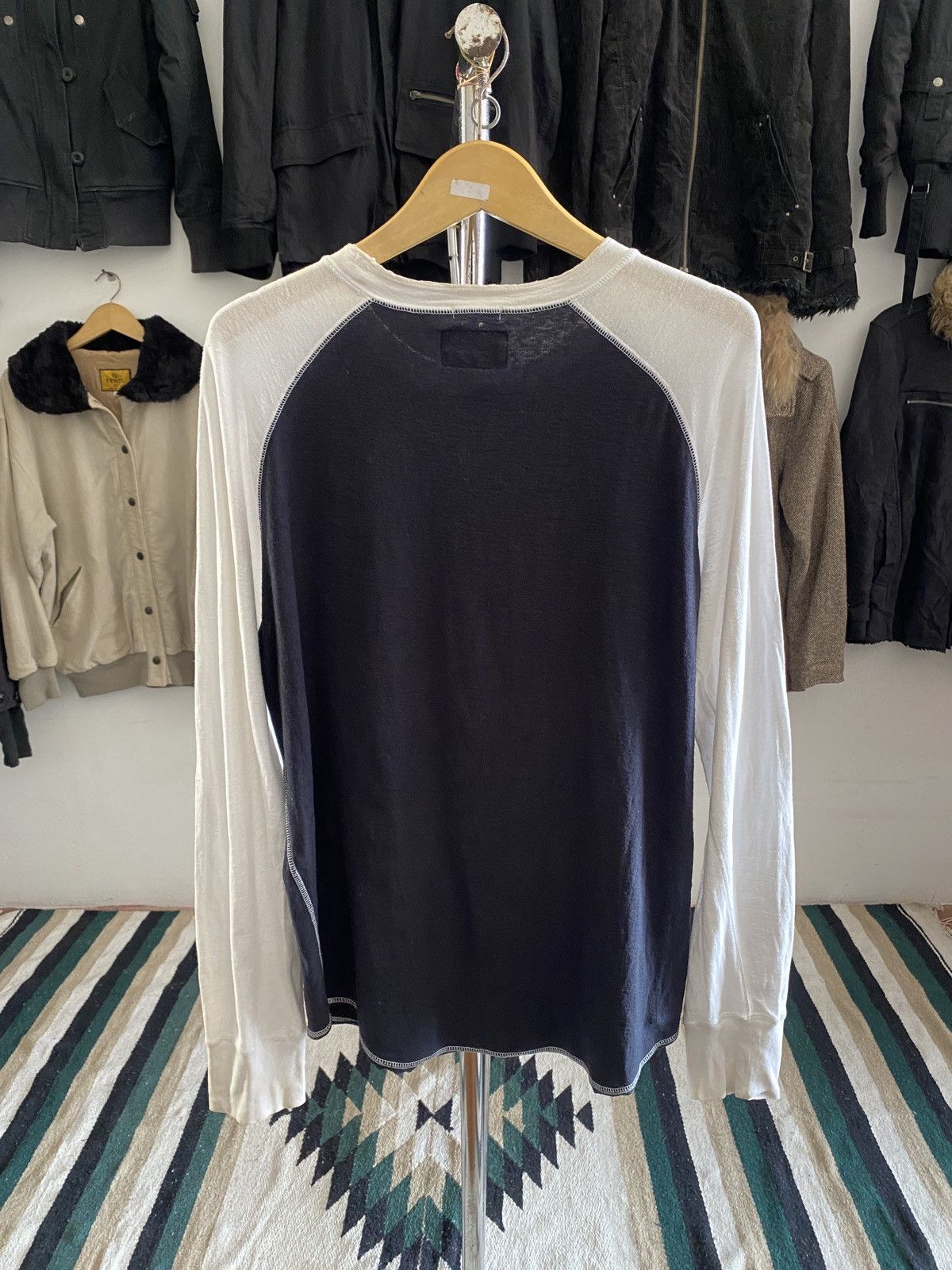 Abercrombie & Fitch Y2K Abercrombie & Fitch Raglan Muscle Long Sleeve in Black Size US L / EU 52-54 / 3 - 8 Thumbnail