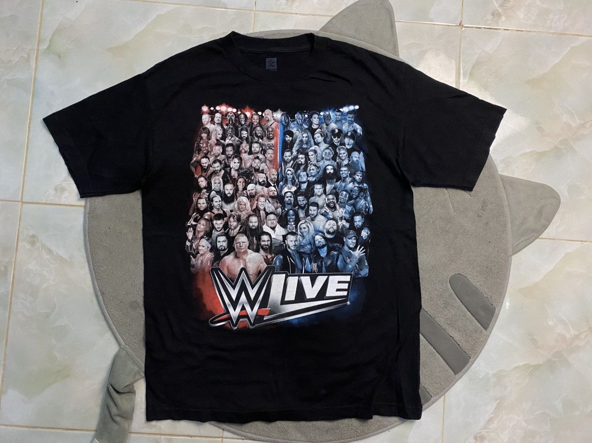 Travis Scott × WWE Vintage WWE TOUR FULL CHARACTER 2017 wwf wrestling tee y2k Size US M / EU 48-50 / 2 - 1 Thumbnail