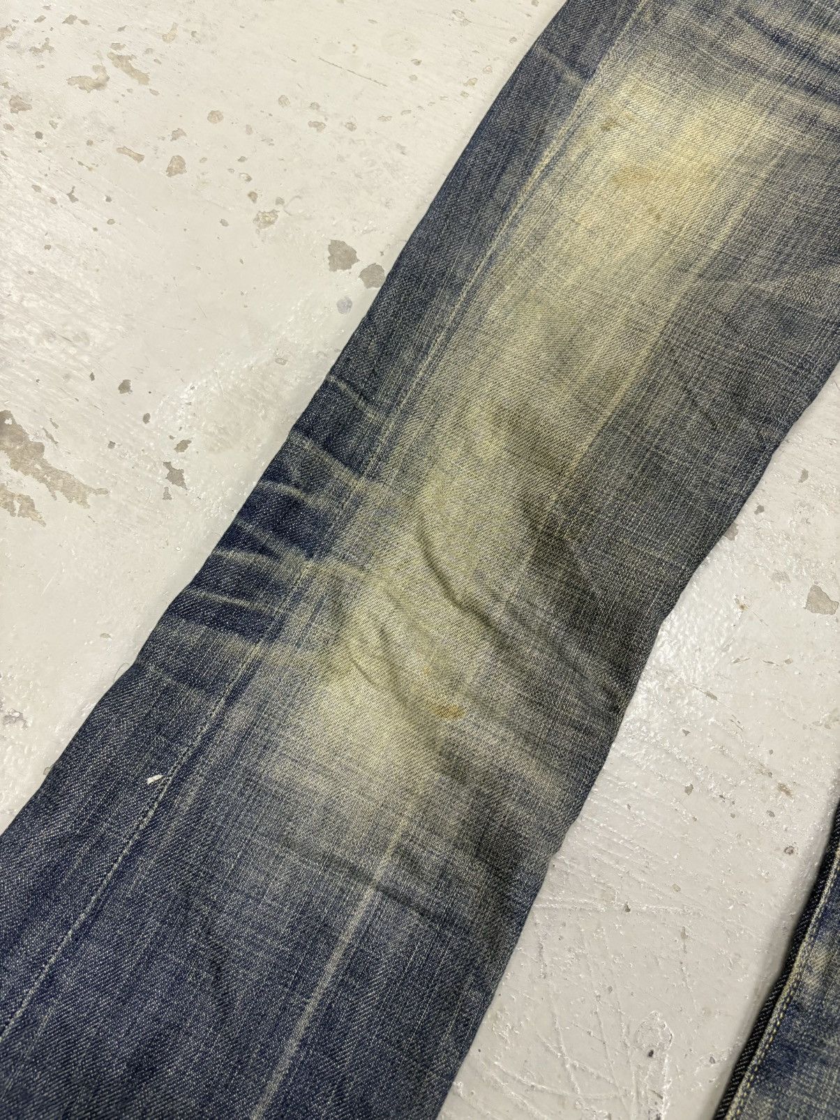 Tornado Mart Vintage Mudwash Flared Denim 7 For All ManKind Jerome Dahan Size US 30 / EU 46 - 6 Thumbnail