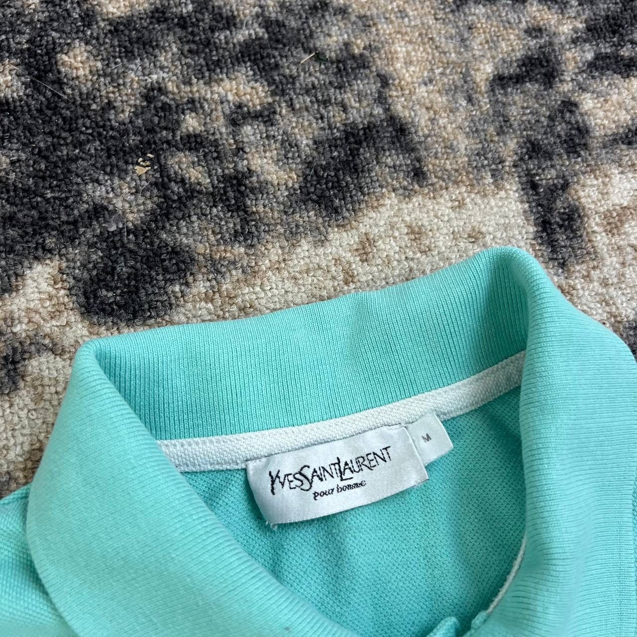 Yves Saint Laurent Yves Saint Laurent Mini Logo Luxury Polo T-Shirt Size US M / EU 48-50 / 2 - 4 Thumbnail