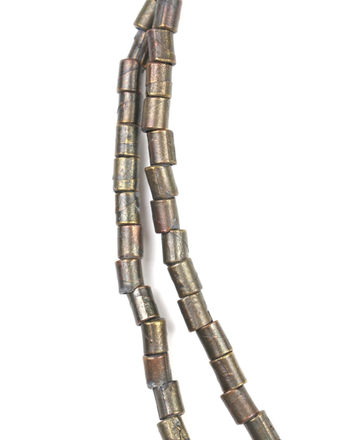 If Six Was Nine 1990S JAPANESE MADE BRASS CYLINDER BEAD NECKLACE Size ONE SIZE - 4 Thumbnail