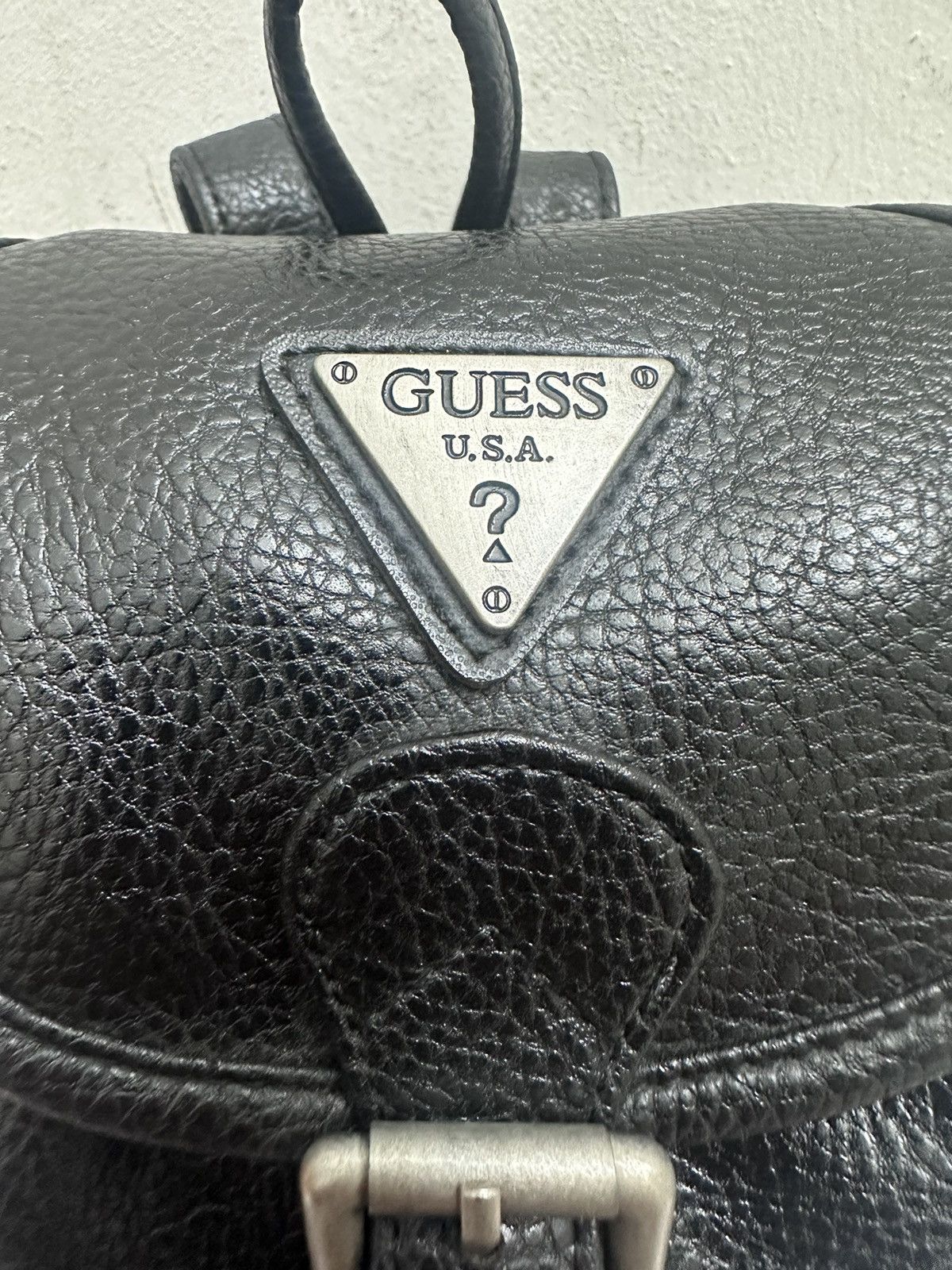 Georges Marciano Vintage Guess Leather Mini Backpack Size ONE SIZE - 9 Thumbnail