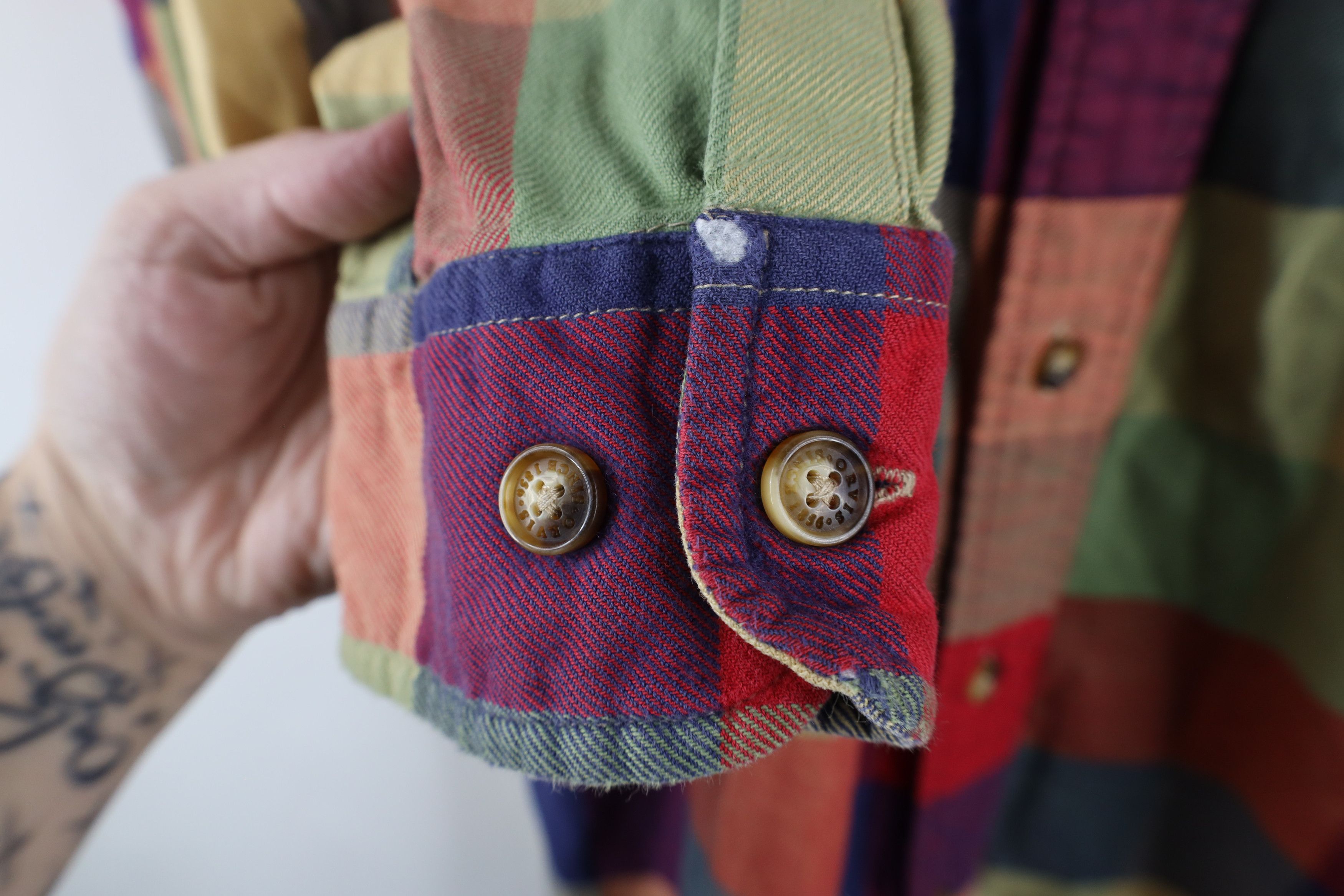 Orvis × Vintage Vintage 90s Orvis Checkered Flannel Button Down Shirt Size US L / EU 52-54 / 3 - 5 Thumbnail
