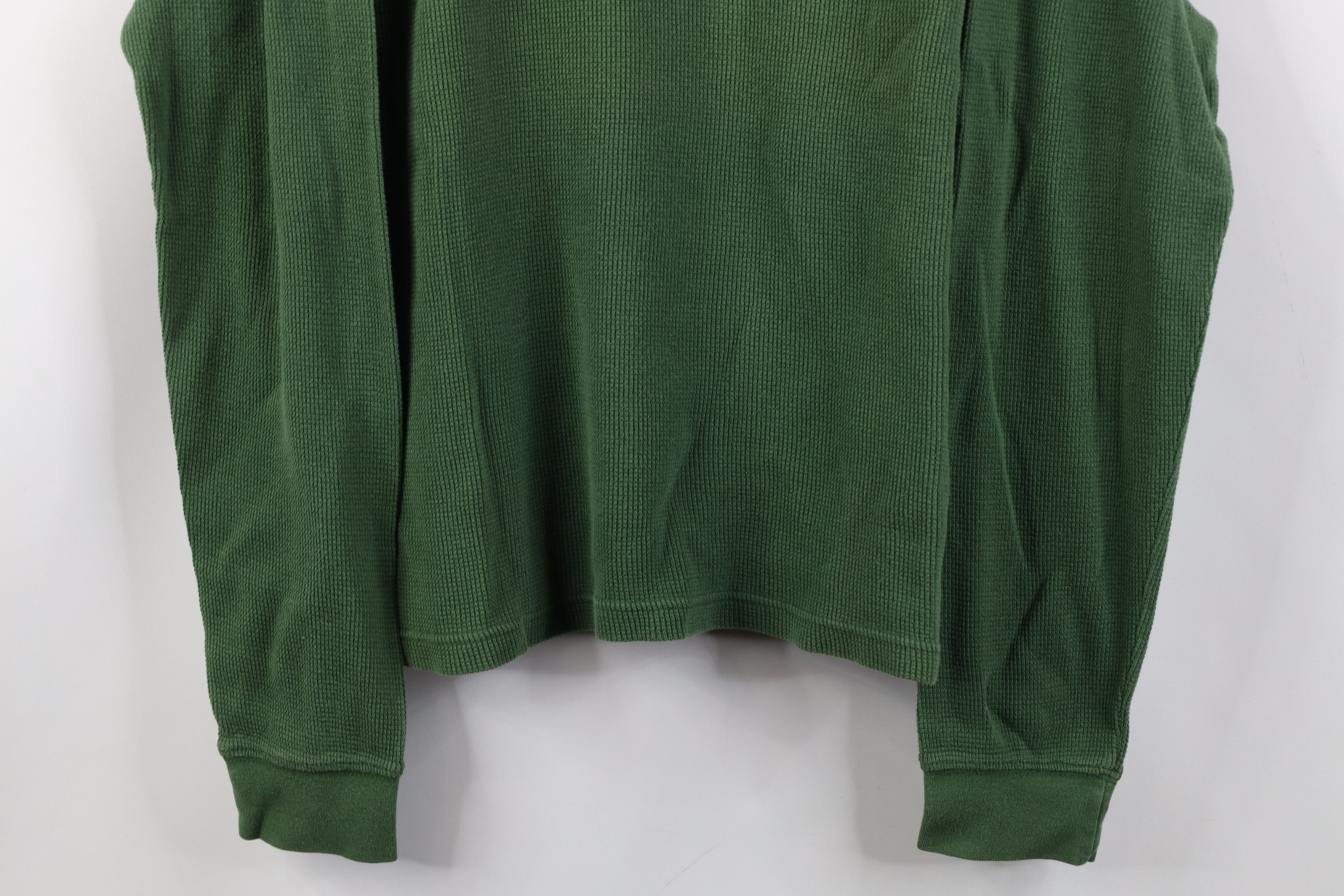 Vintage Vintage 90s Streetwear Waffle Knit Turtleneck T-Shirt USA Size M / US 6-8 / IT 42-44 - 3 Thumbnail