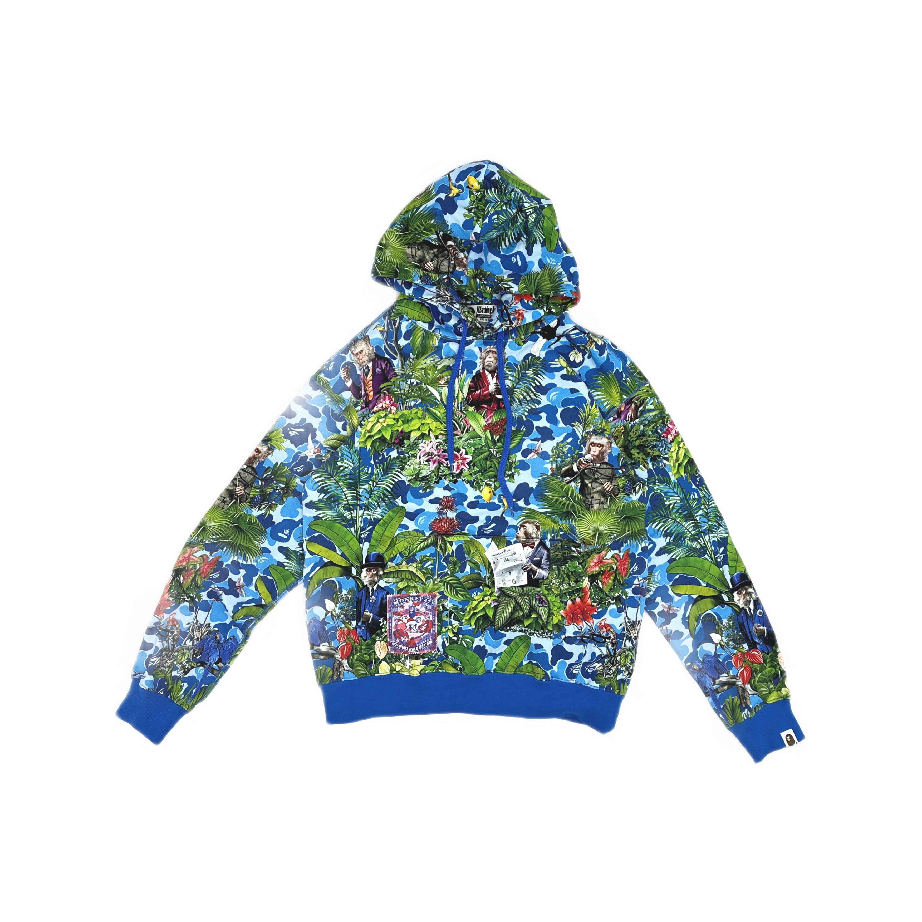 Bape Bape X Monkey 47 Pullover Hoodie Pink | Grailed