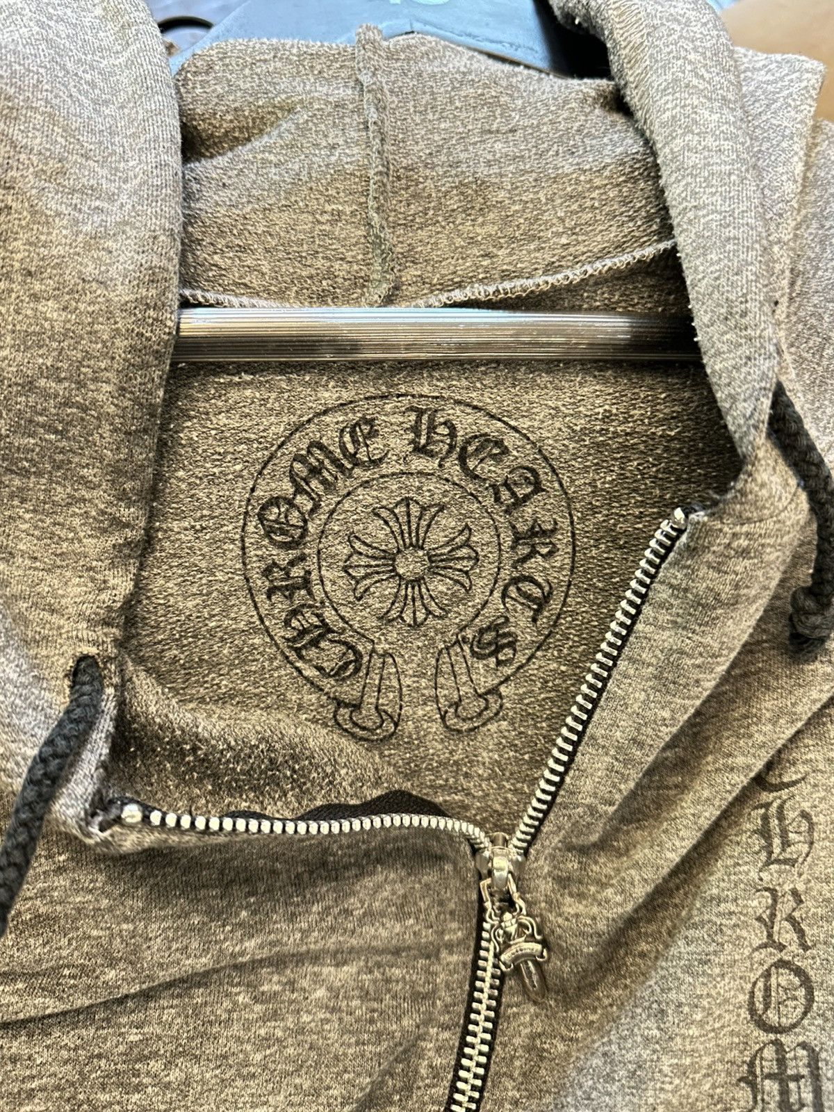 Chrome Hearts CHROME HEARTS VINTAGE GREY PRINTED ZIP UP Size US L / EU 52-54 / 3 - 5 Thumbnail