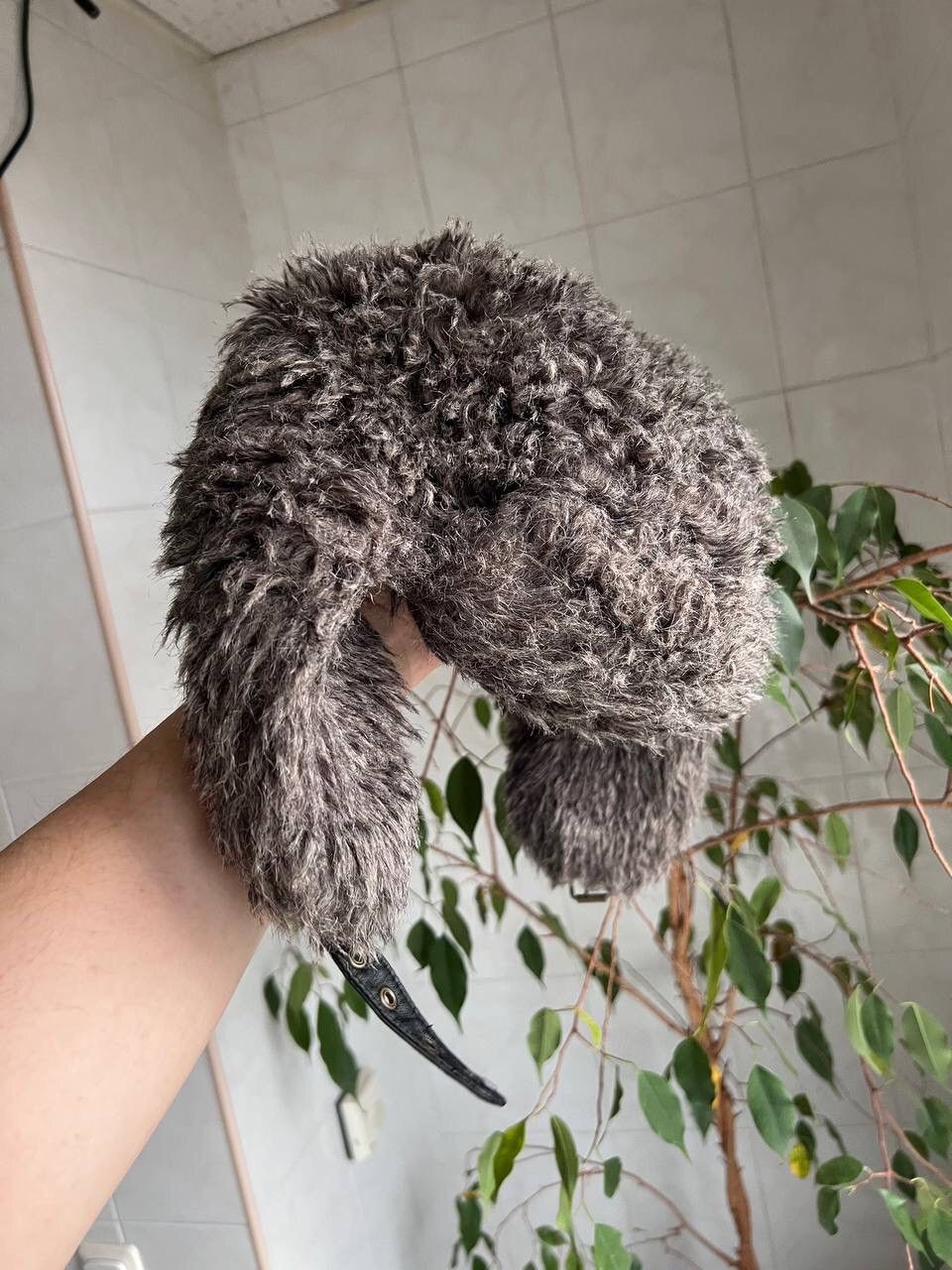 Japanese Brand × Vintage Japanese Vintage Fur Alt Emo Trapper Hat Size ONE SIZE - 6 Thumbnail