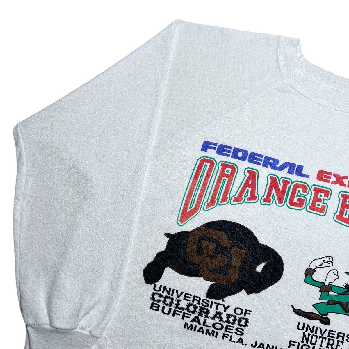 NCAA 1990 Colorado Buffaloes Notre Dame Orange Bowl Sweatshirt Size US L / EU 52-54 / 3 - 16 Thumbnail
