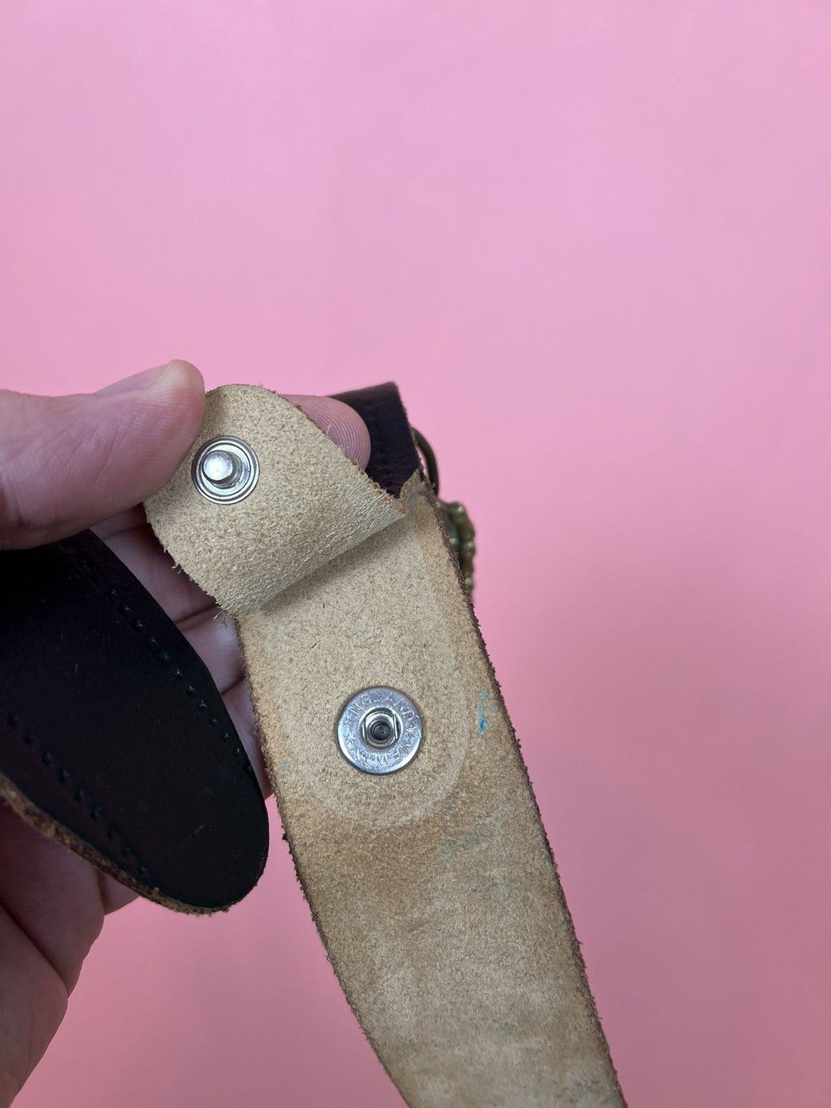 BMW Bmw vintage leather belt usa 1960 rare Size ONE SIZE - 6 Thumbnail